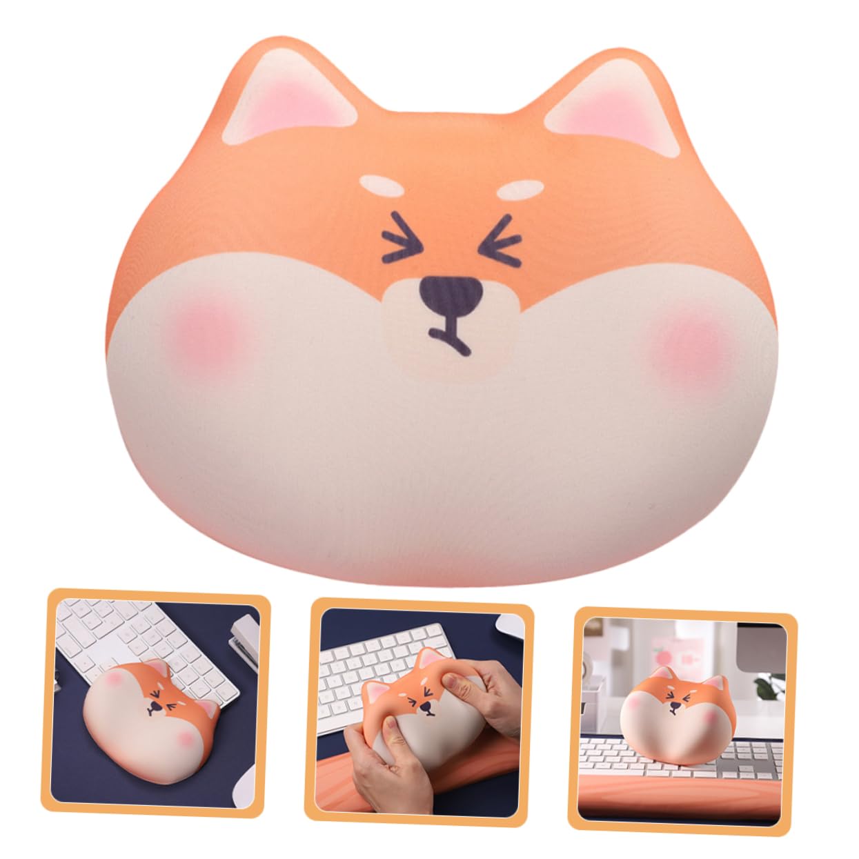 jojofuny 5stücke Handgelenkauflage Mit Hundemuster Ergonomisches Mauspad Handgelenkstütze Aus Memory Foam Und Rutschfester Untergrund Für Büro Und Zuhause Für Mehr Komfort