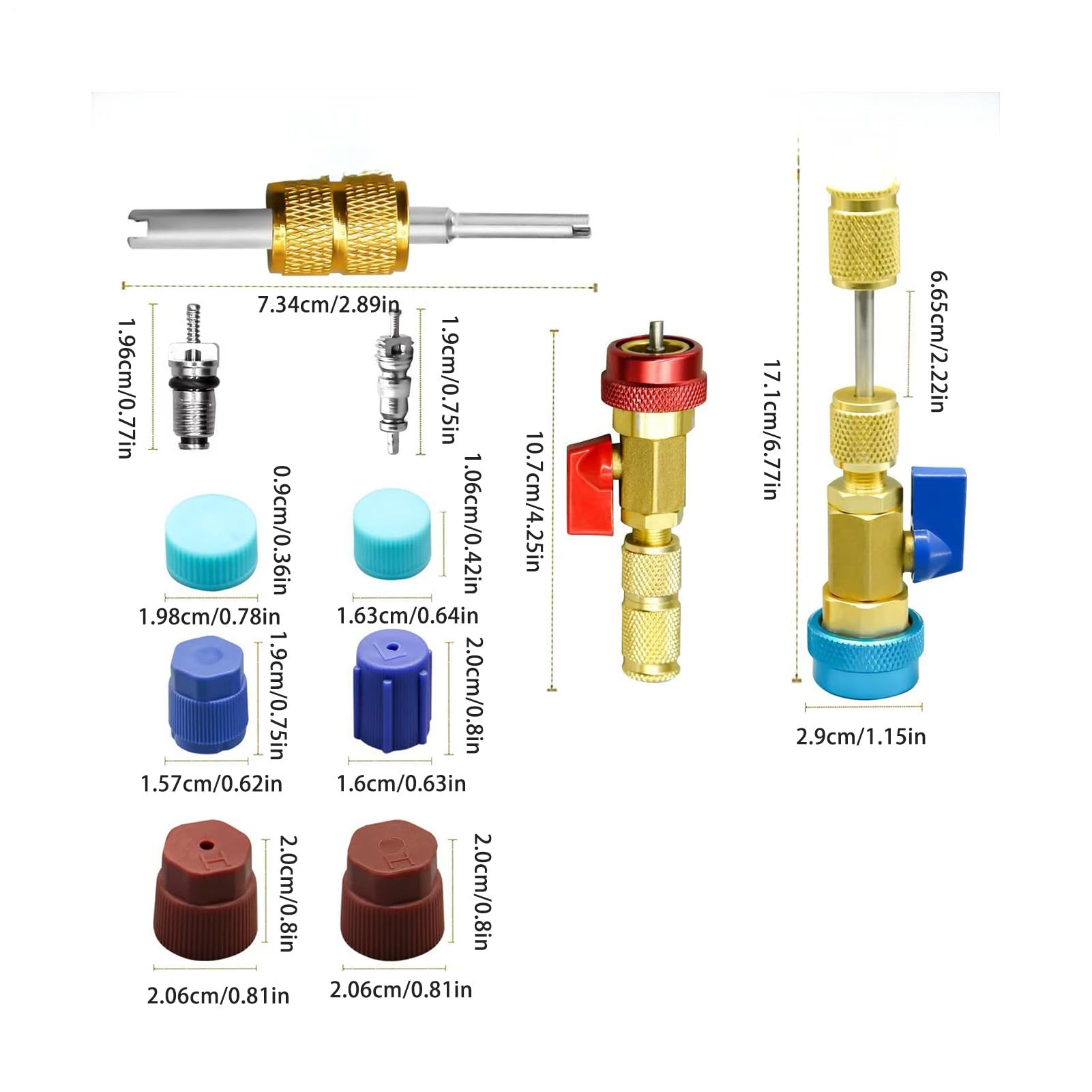 Herramienta de Extracción del Vástago de Válvula Extractor Rápido | Herramienta de extracción de válvulas Para Neumáticos de Bicicleta, HVAC,