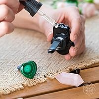 Vista 3 de Conscious Items - Hamsa Hand of Safe Travels Aromatherapy Car Kit - Crystal Accessories - Car Charms - Ornament - Vent Accessories - Gifts for Women