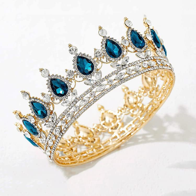 Accesorio de pelo para novia estilo corona clásica con pedrería 3