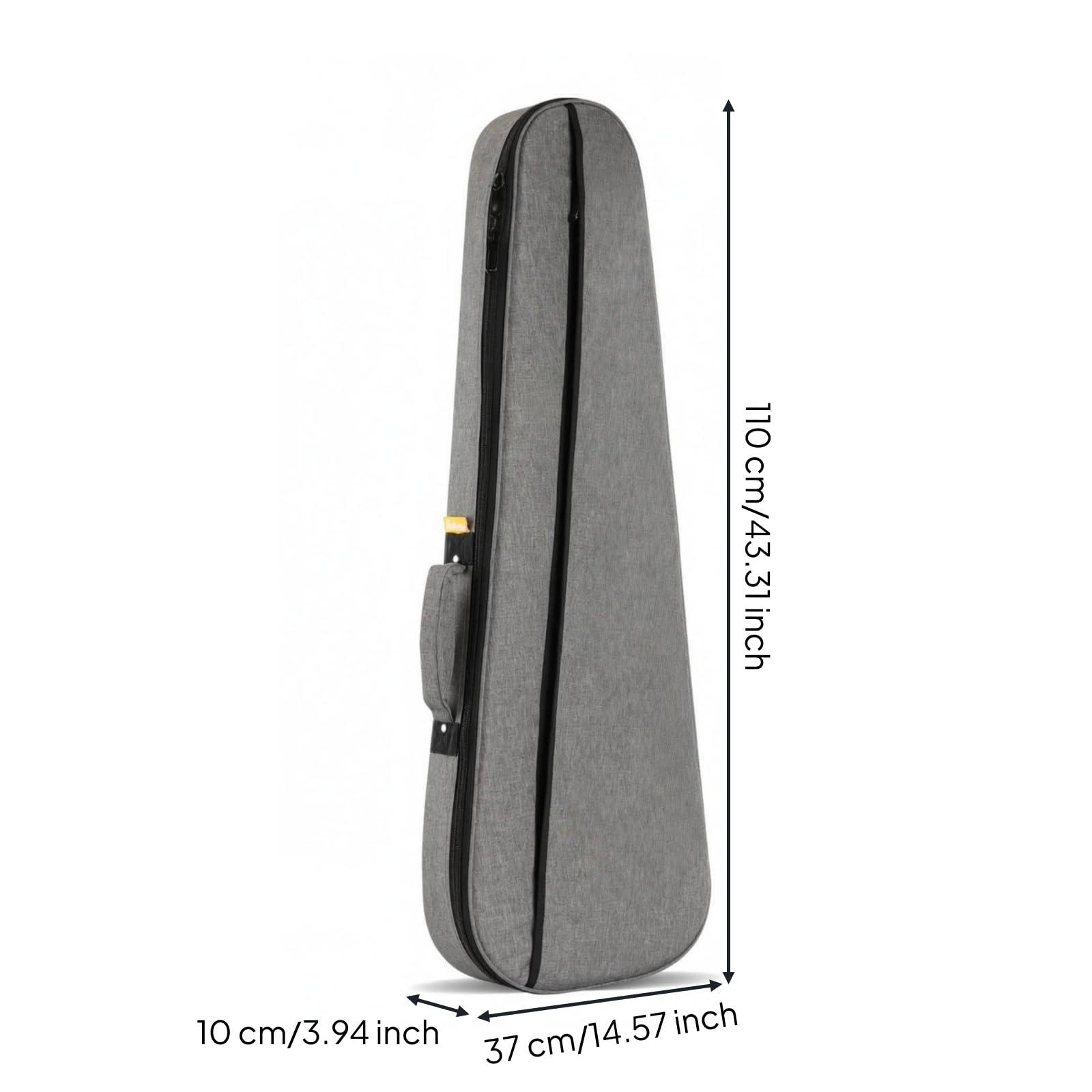 Gralara Gig Bag Guitare Électrique Épaisseur 30 Mm Étuis D'instruments Rembourrage Épais Matériel Musique, Gris, Gris