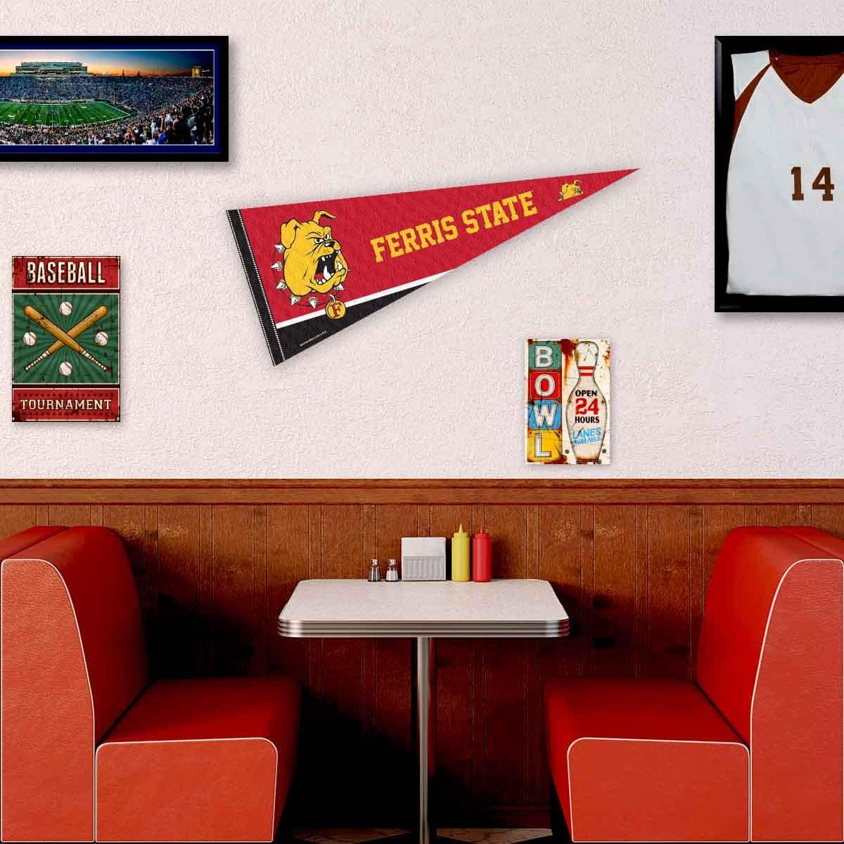 Ferris State Pennant Full Size Felt