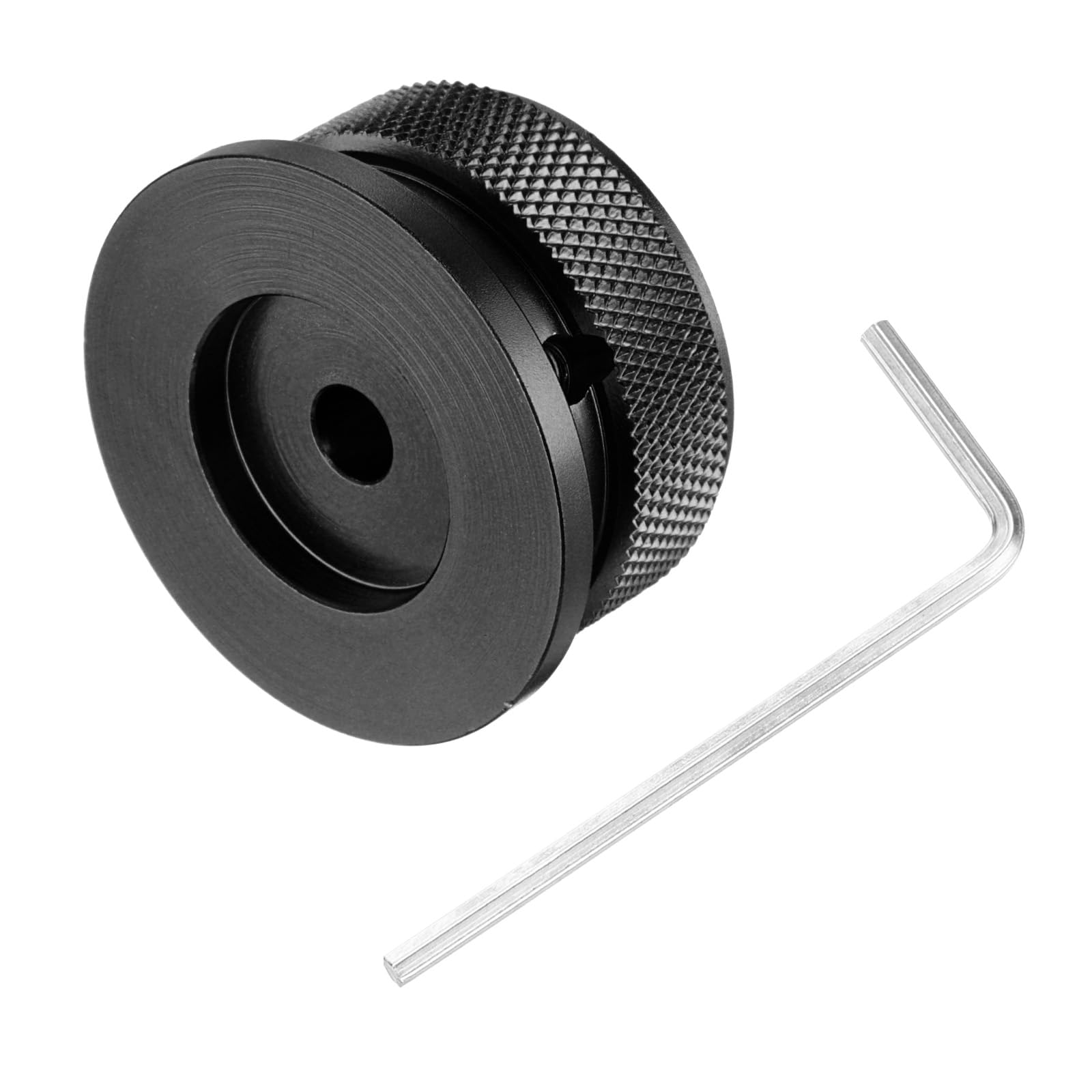 Boutons De Potentiomètre En Aluminium 6mm X 38mm - Lot De 2 Avec Vis - Pour Guitare, Basse Et Équipements Électroniques (Noir) - 2