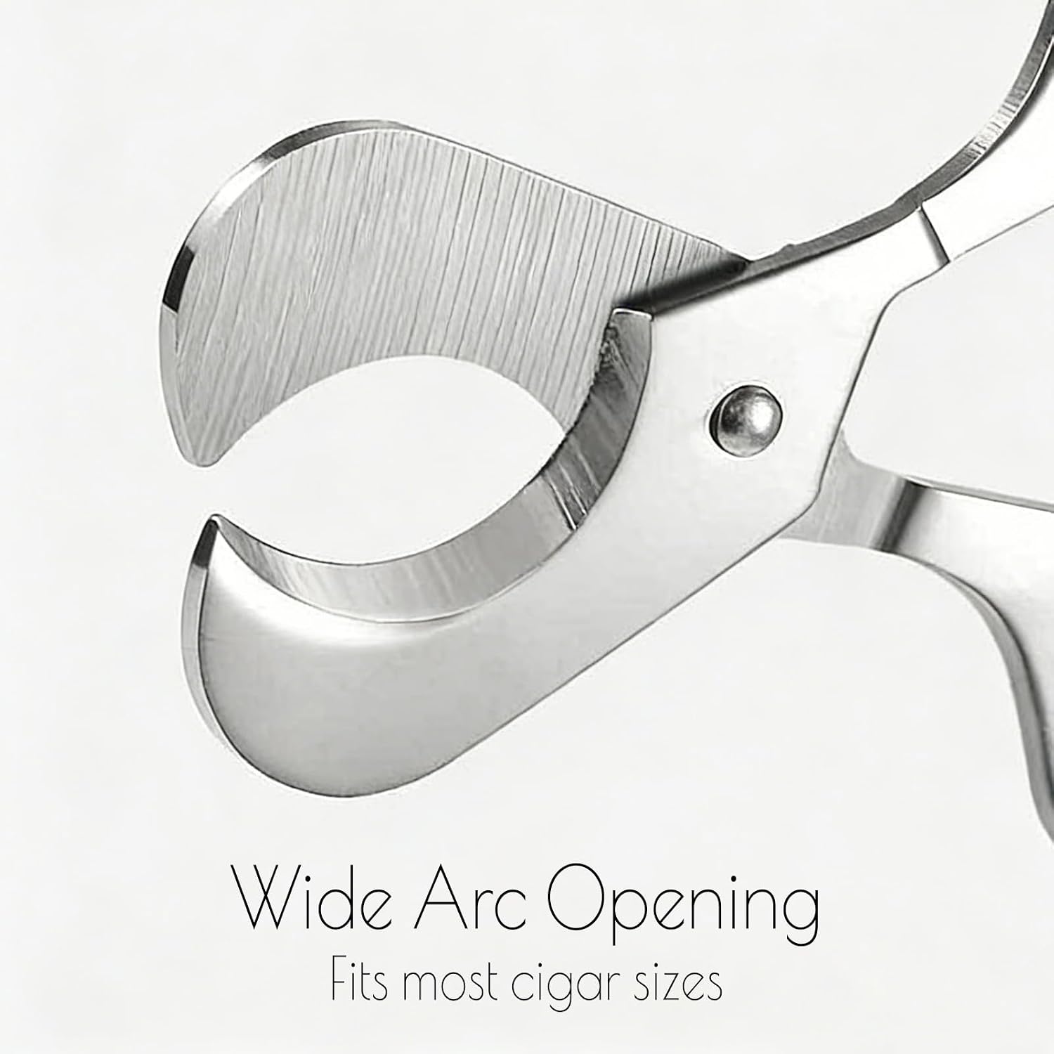 Cigar Cutter Cigar Cutters Scissors,Stainless Steel Cigar Cutter Guillotine-Type Double-Blade Straight-Cut Scissors for Cigar Trimming