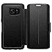 OtterBox STRADA SERIES Leather Wallet Case for Samsung Galaxy S7 Edge - Retail Packaging - PHANTOM (BLACK/BLACK LEATHER)