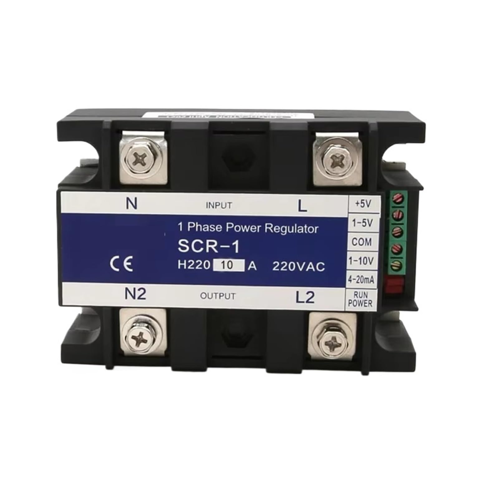 CJKXPZMH Single-phase Voltage Rregulator Power Controller Module 10A SCR-10A 220V 0-10V 4-20mA 1-5V