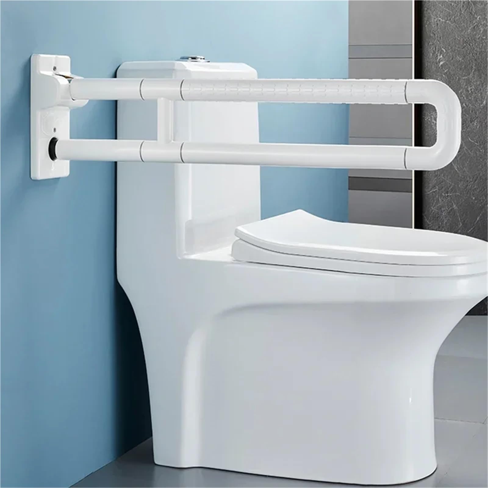 Barras de Apoyo para baños Pasamanos de baño para Ancianos, de Acero Inoxidable, Antideslizantes, para Ducha y baño(Yellow12x70cm)