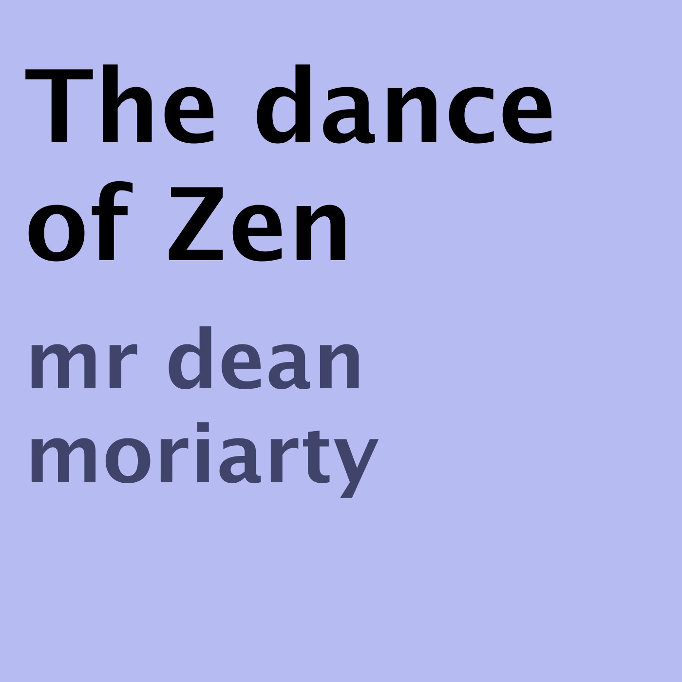 Cover art for The Dance of Zen