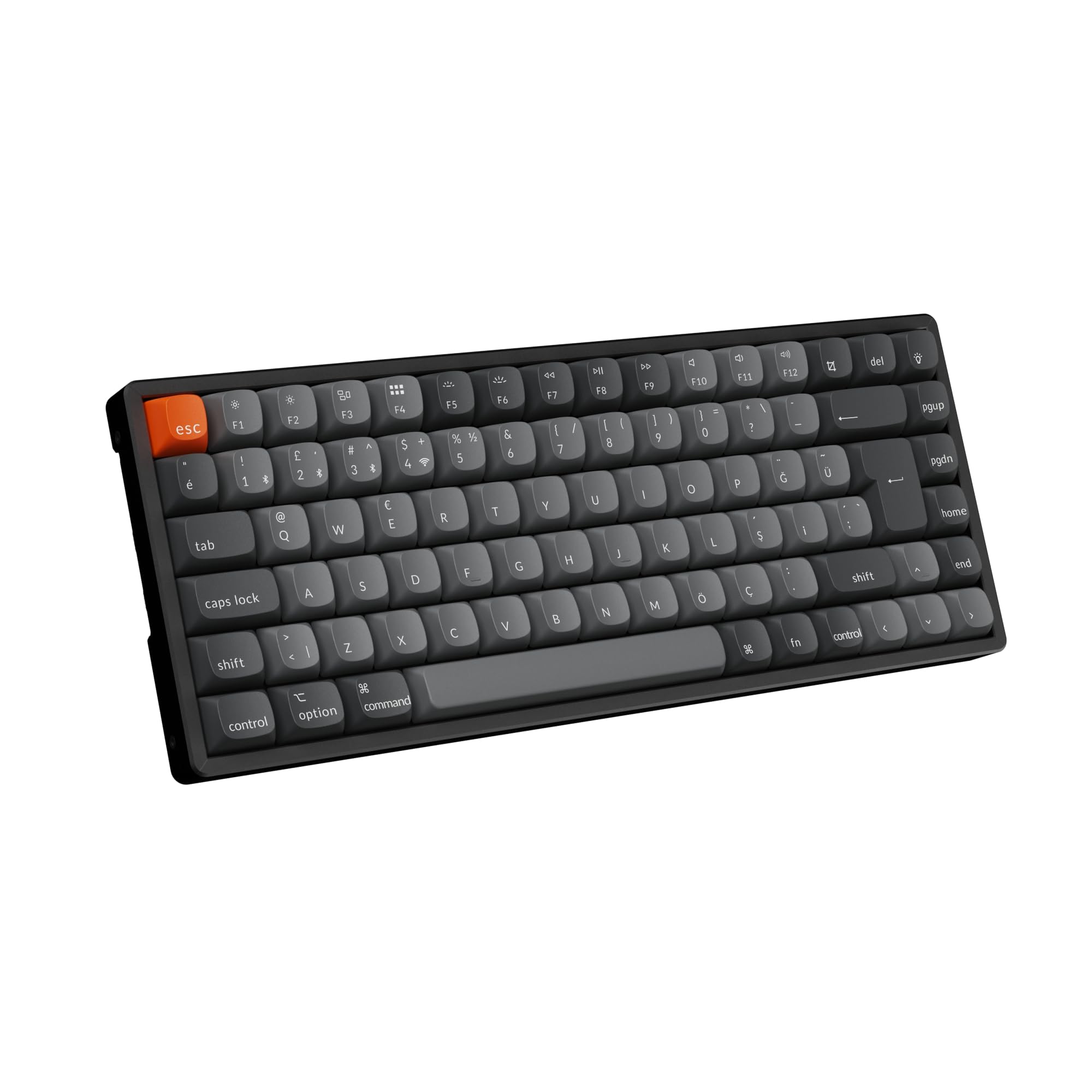 Keychron K2 Max%75 RGB Türkçe Brown Switch Kablosuz Alüminyum
