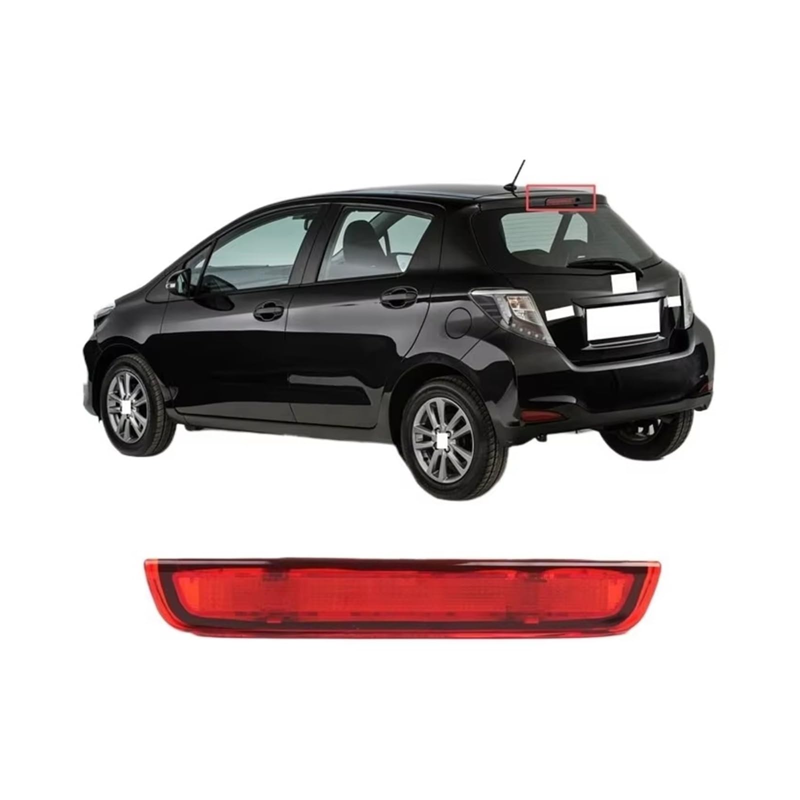 Luce Terza frenata Alto LED Terza Luce di Stop 815700D150 81570-0D150 per Yaris MK3 Hatchback 2012-2020 Lampada di Arresto con Montaggio Alto Luce del lunotto Posteriore