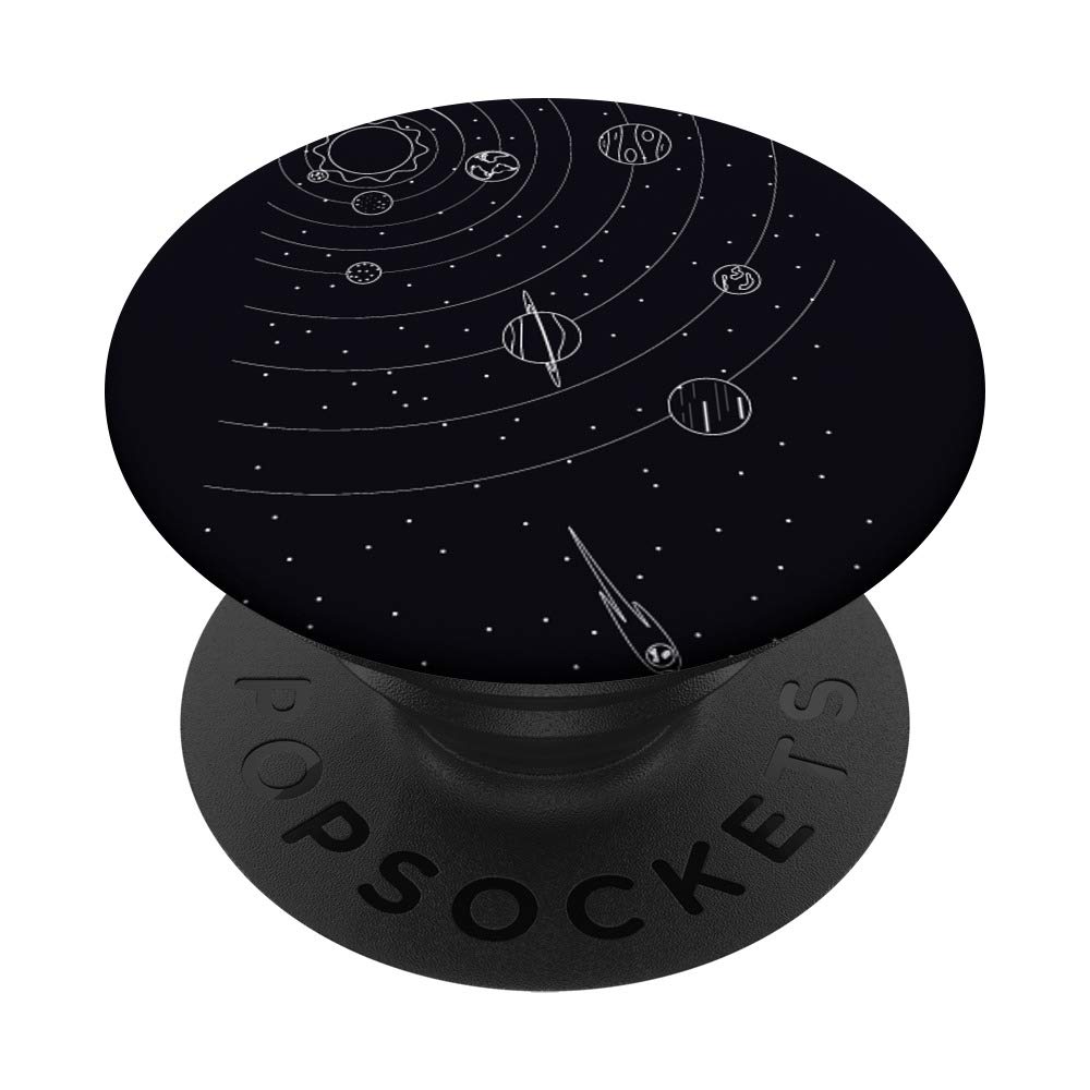 Outer Space Solar System Planets Cool Galaxy Lover Gifts PopSockets  PopGrip: Swappable Grip for Phones Tablets