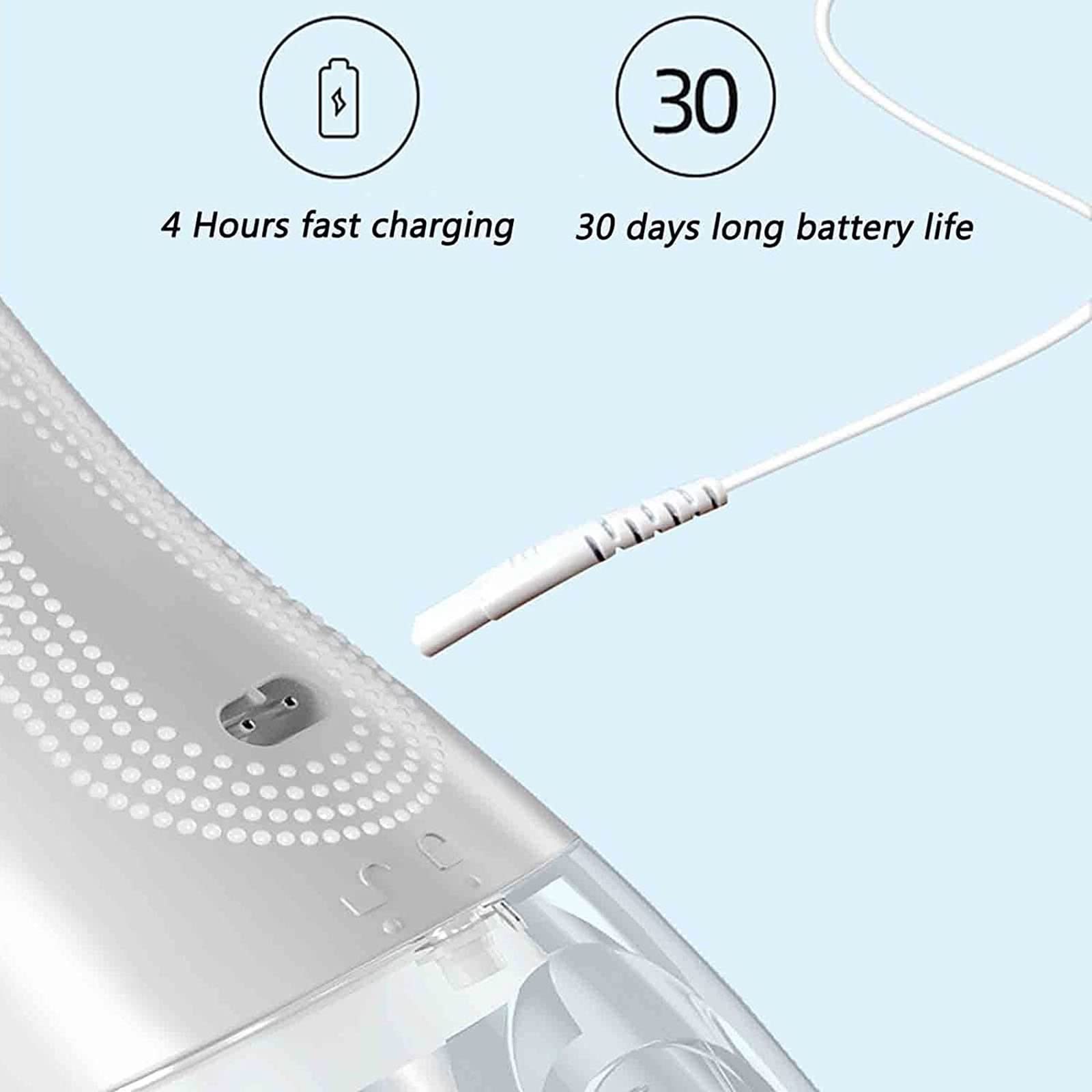 CEEBUS Irrigador Nasal portátil con 4 Puntas, Limpieza giratoria de 360 Grados, Limpiador Nasal eléctrico de 5 Modos, Kit de Sistema de Enjuague Nasal para Adultos y niños
