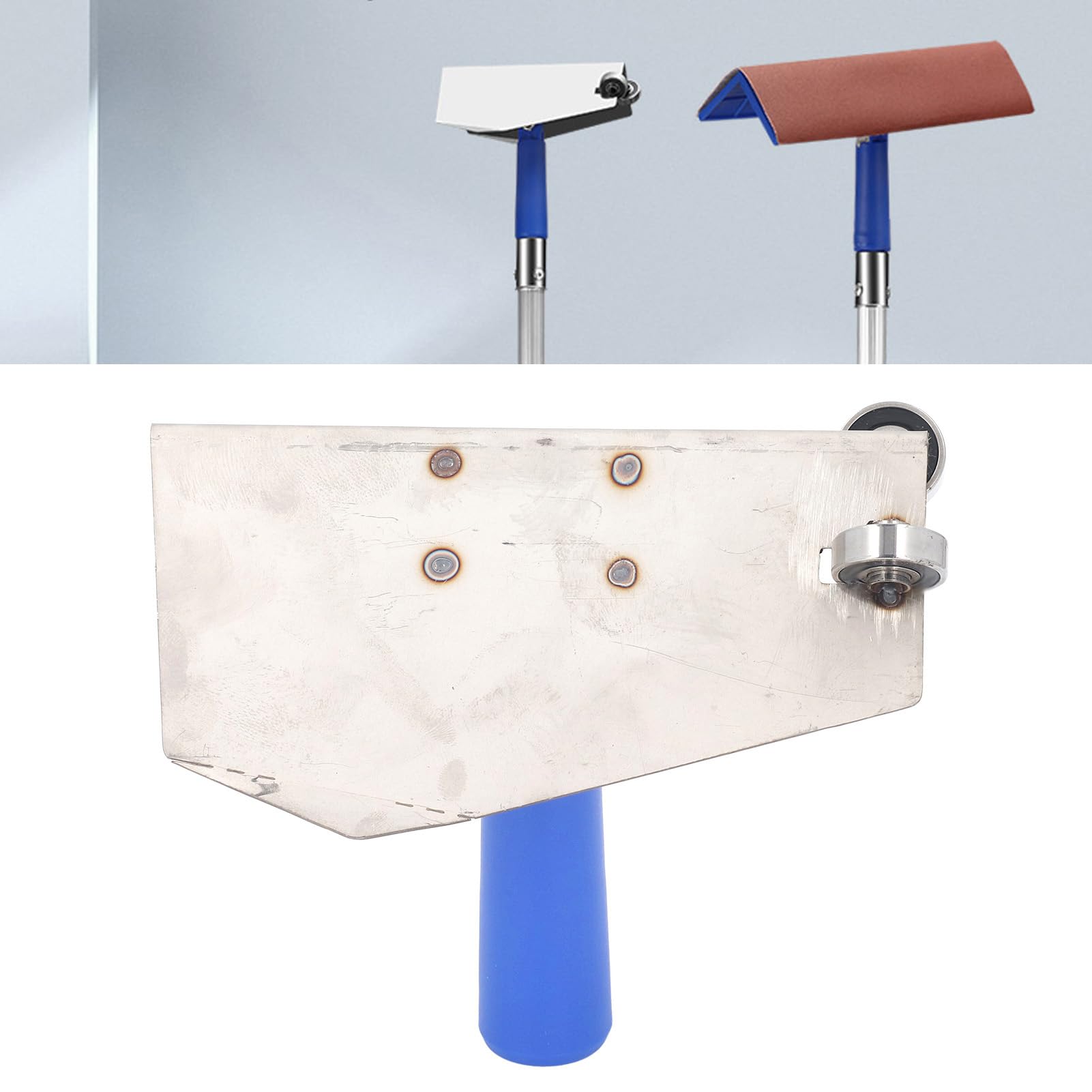 Paleta de Esquina de Acero Inoxidable, Hecha a Mano con Rotación de 360° para Suavidad, Ideal para Renovaciones Interiores, Paleta de Esquina Interior Espátula de Esquina de