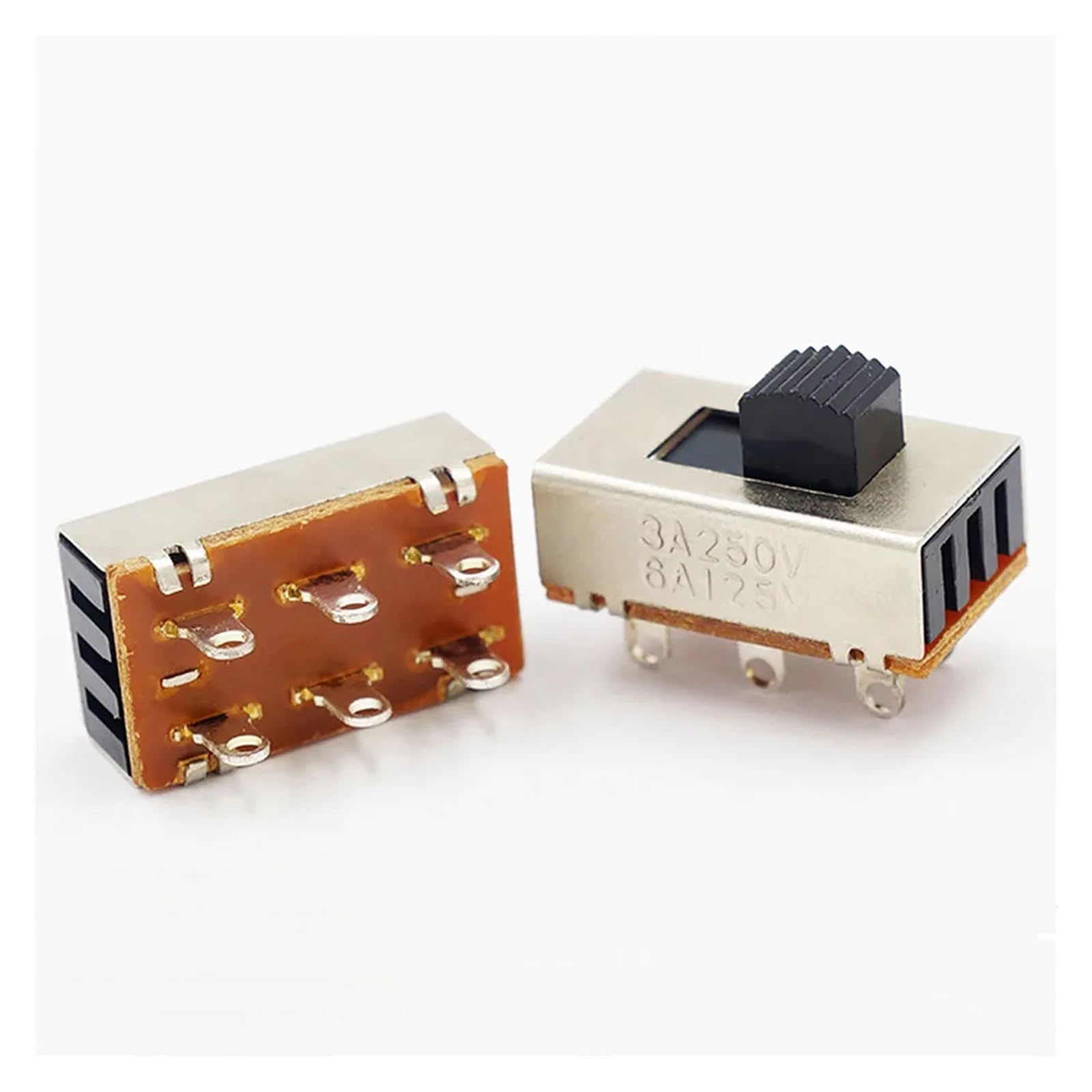 Amazon.com: YCWHRCXKUZ 2pcs On-Off 3 Position 2P3T PCB Panel Slide