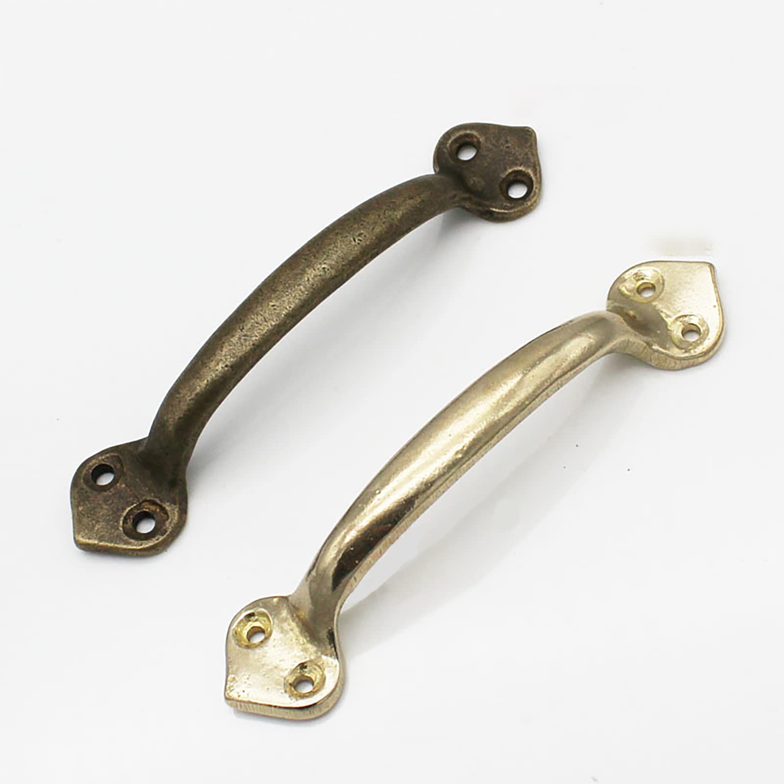 Poignée De Porte Coulissante En Bois Noir Antique Vintage En Fer Forgé, Longueur 280 Mm