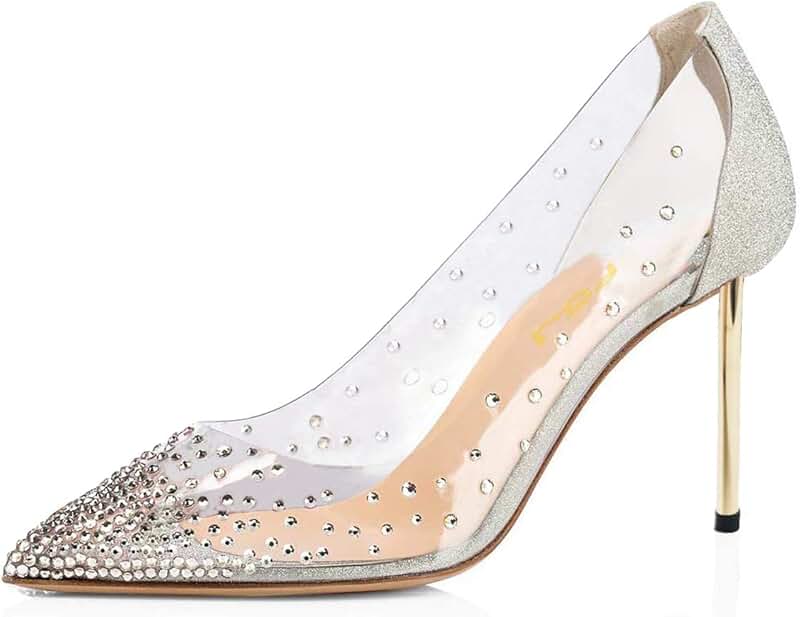 silver dress shoes for women