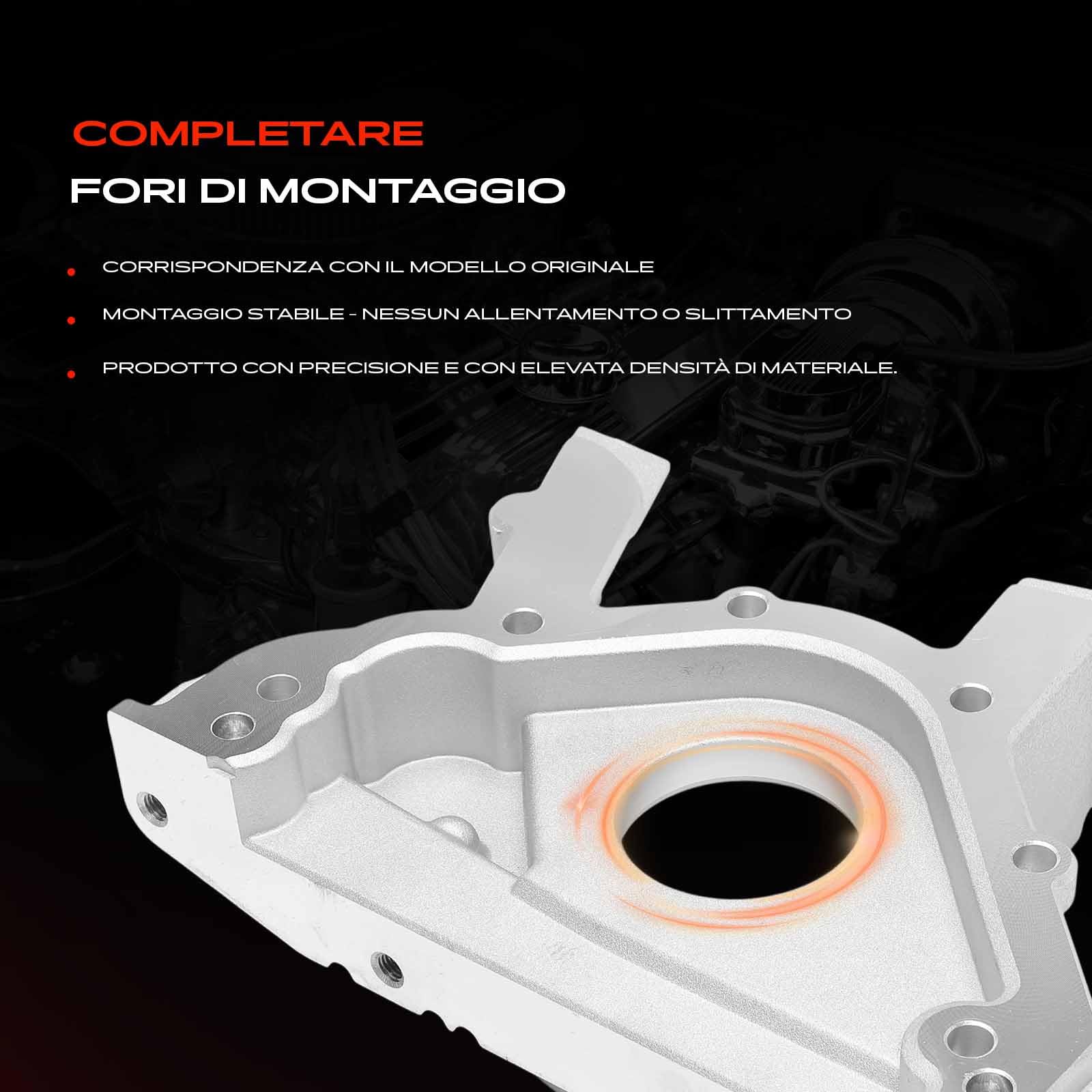 Frankberg Coperchio della cinghia di distribuzione diesel 038103153Q | Compatibile con: A.l.h.a.m.b.r.a Van 7V8 7V9, A1 Sportback 8XA 8XF, A.l.h.a.m.b.r.a 7V8 7V9, Scarabeo 5C1 5C2