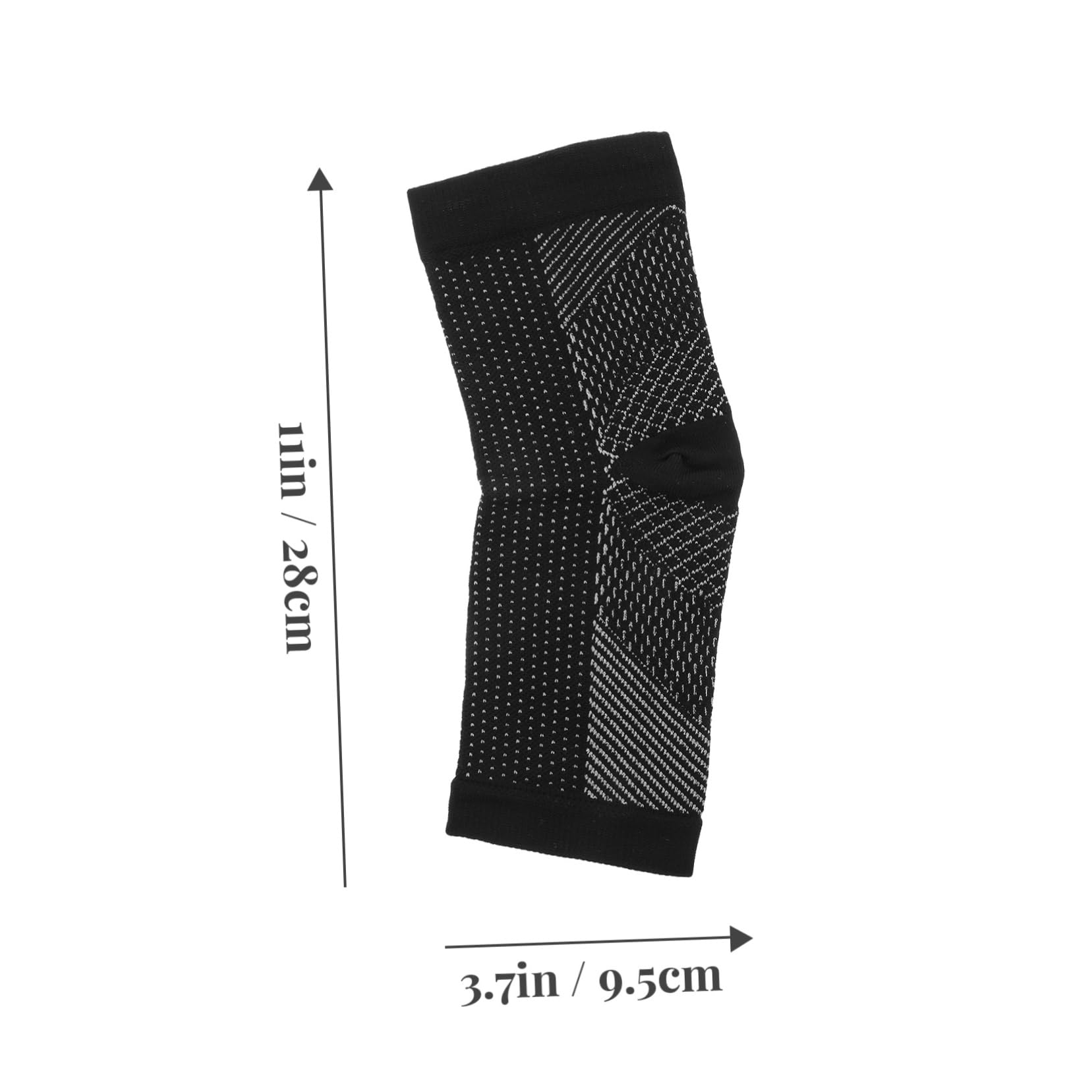 NOLITOY Ergonomic Ankle Support Socks Compression Socks for Plantar Splint Black-s/m