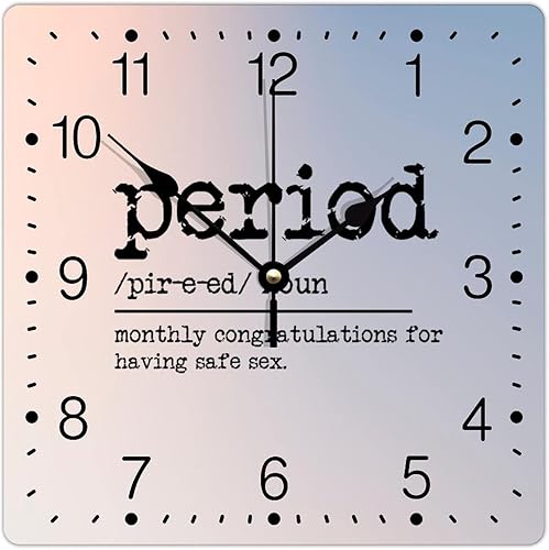 Miniatura 36 de Definición de recursos humanos Reloj de PVC con refranes inspiradores, números cuadrados, tipografía, impresión de poste de 12 pulgadas, silencioso