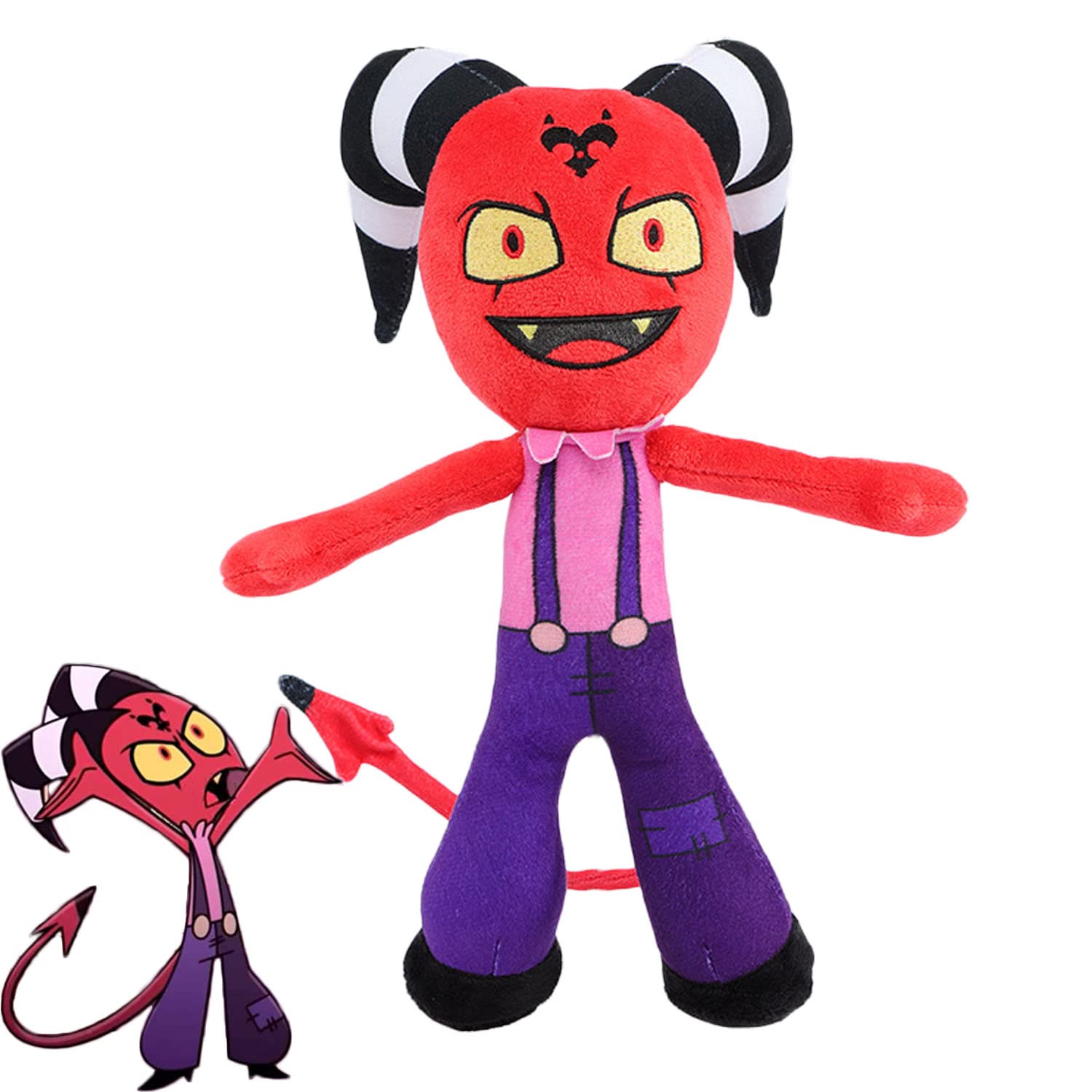 Buy BOBT Helluva Boss Plush Blitzo, 30cm/11.8in Monster Devil Dolls ...