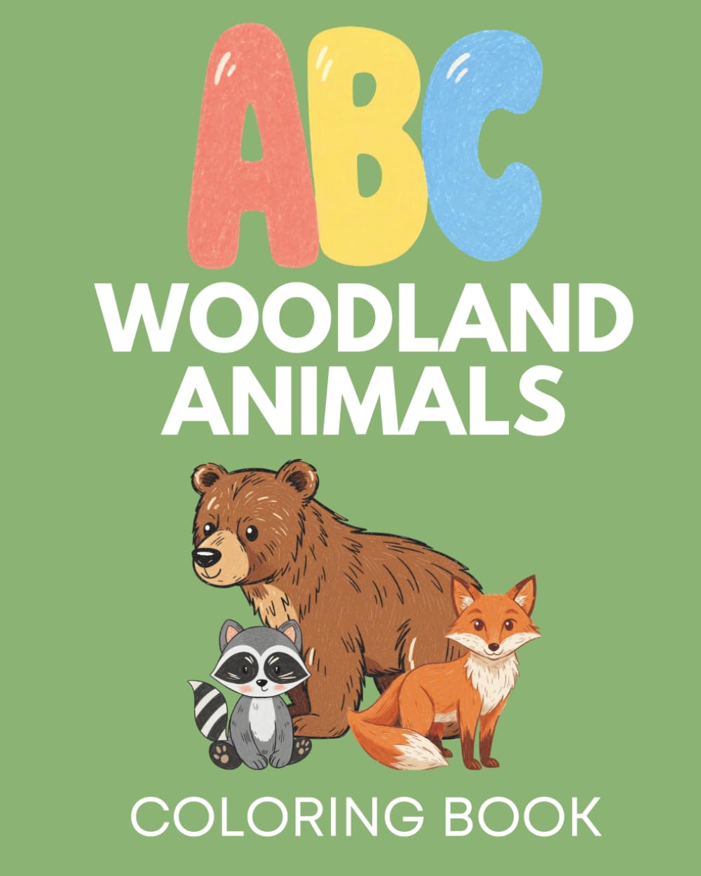 ABC Woodland Animals Coloring Book