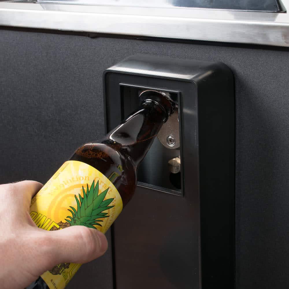 Peakcold Deep Well Horizontal Bottle Cooler; Slide Top Bar Refrigerator; 36" W on Fridge.com - View 3