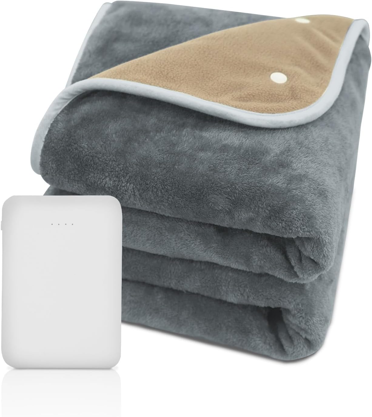 USB Heated Blanket Throw Battery Operated 30"x40" Portable