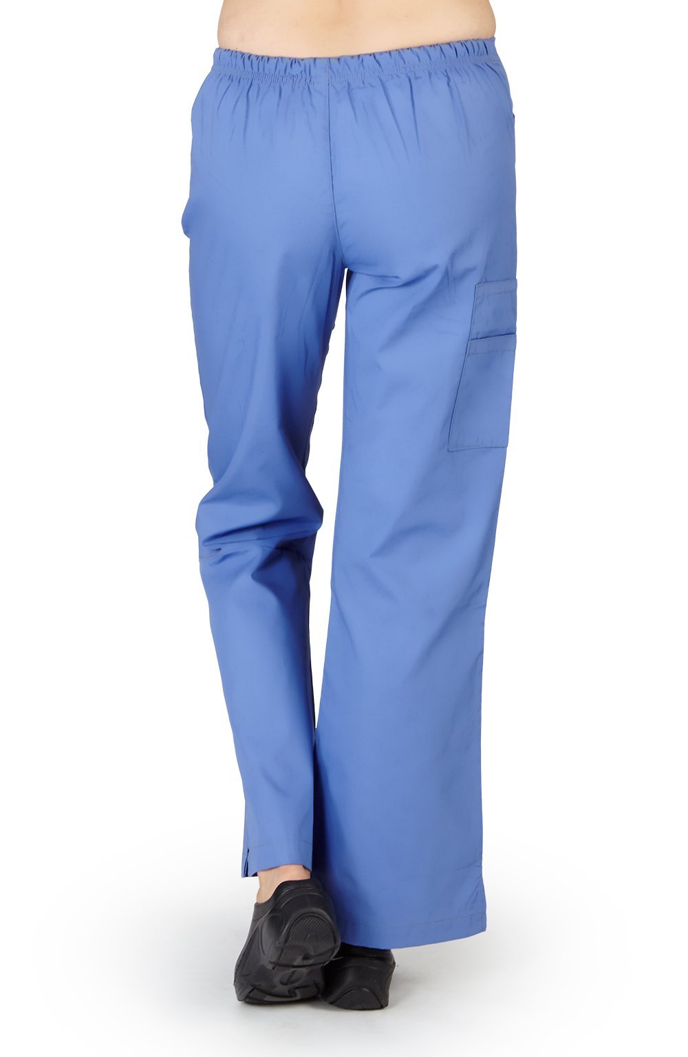 M&M SCRUBS Women's Super Soft Medical Scrub Pants for Women - Drawstring Yoga Pant Inspired - Junior FIT XXXL Ceil Blue 9120