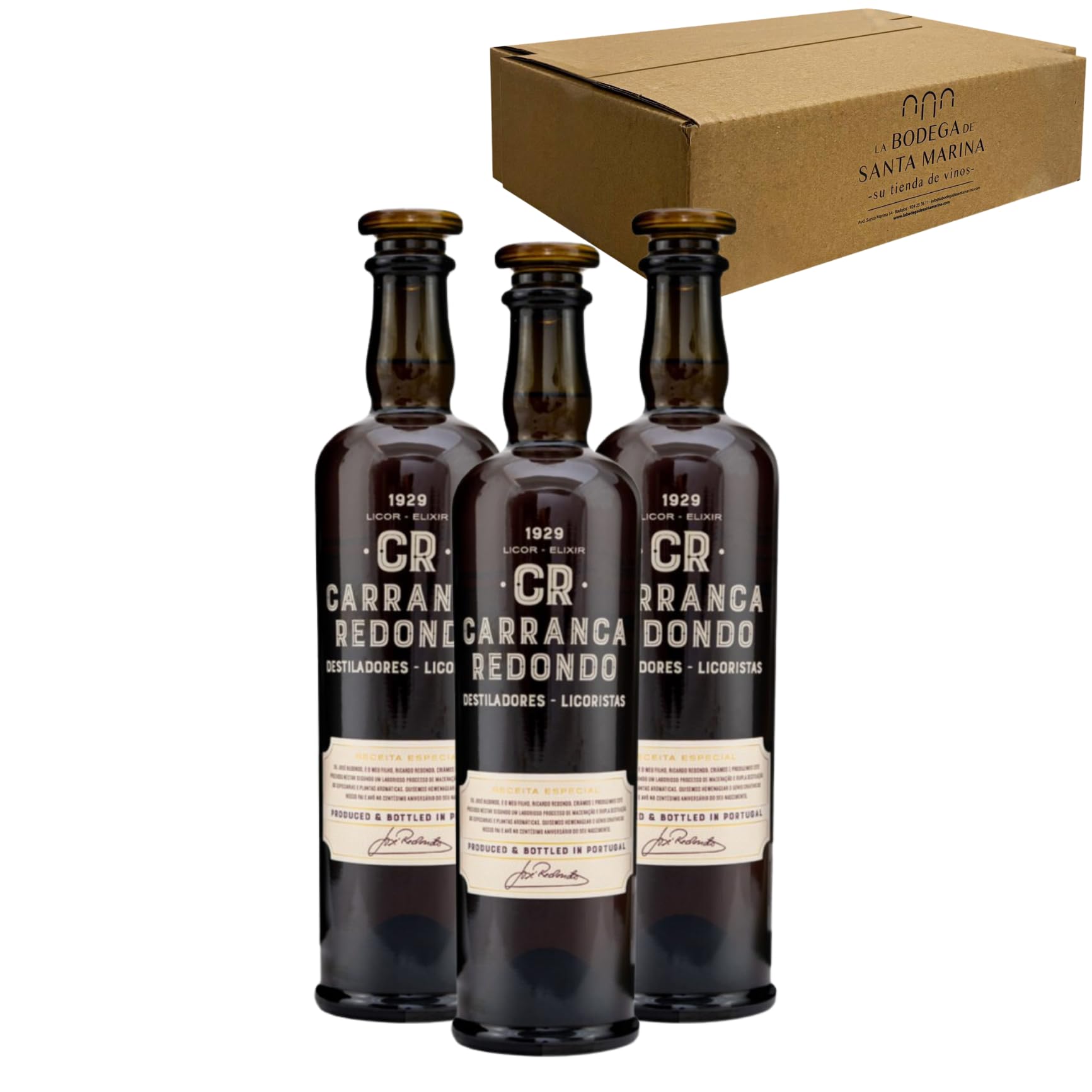 Carranca Redondo - Celebra los momentos especiales con el licor perfecto Pack 3-70cl