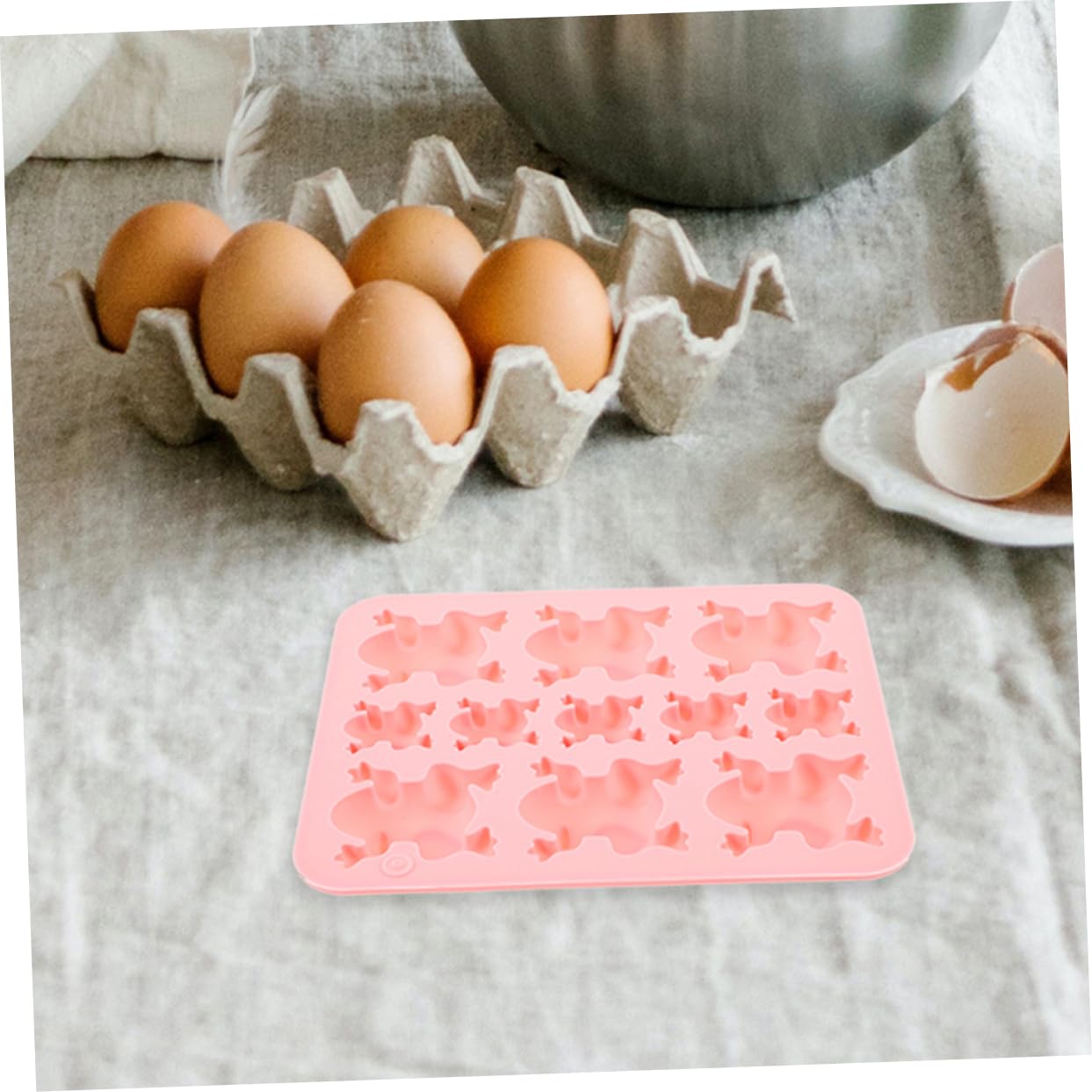 Operitacx 10pièces Moule Forme De Pour Chocolat Pâtisserie Et Desserts Facile à Démouler Nettoyer Pour Gâteaux Et à Thème