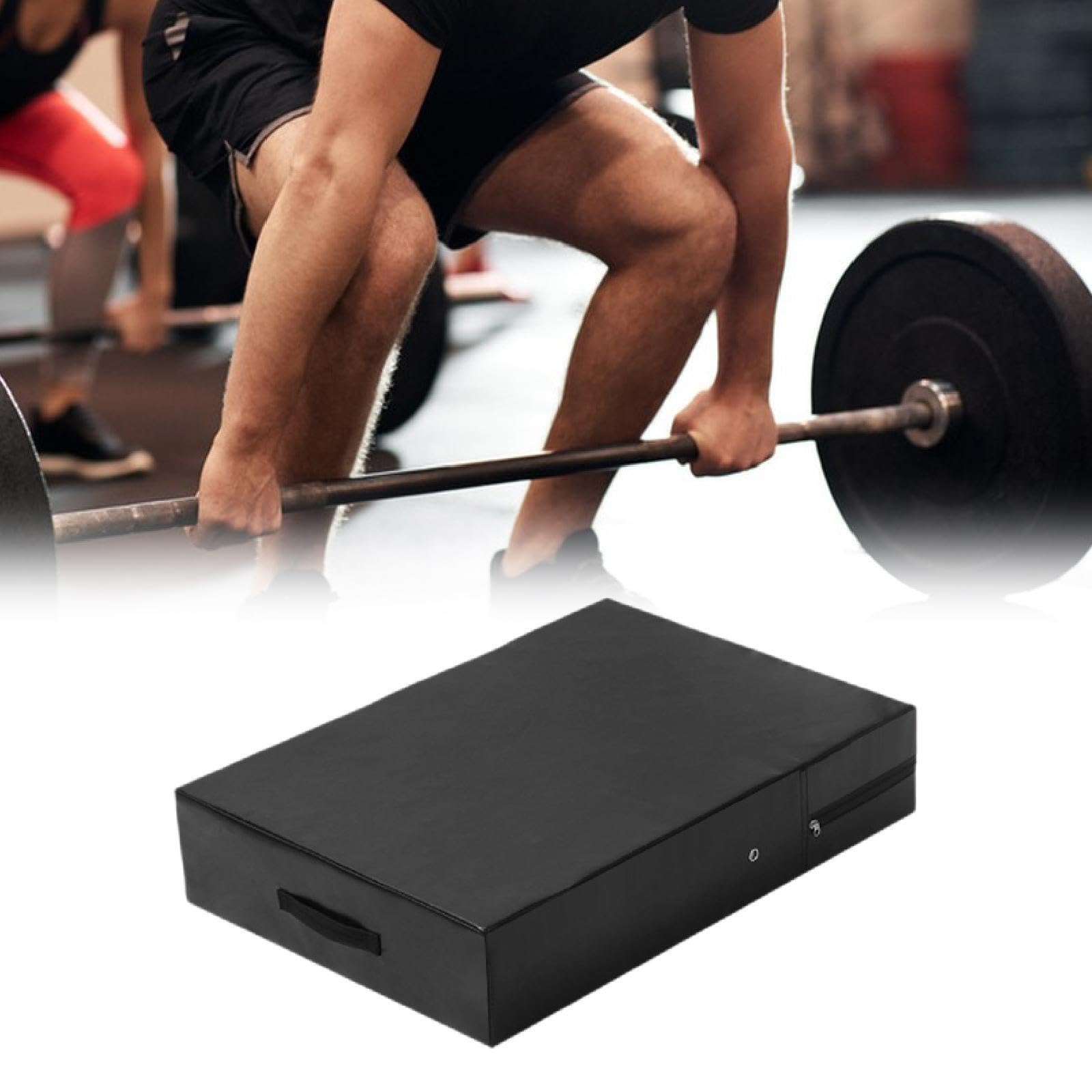 KESOTO Gewichtheben Drop Pad Gewichtlifting Crash Pad Fitness Geräuschreduzierende Matte Stoßdämpfende Polsterung für Barbell Bankdrücken Dumbbell Training F