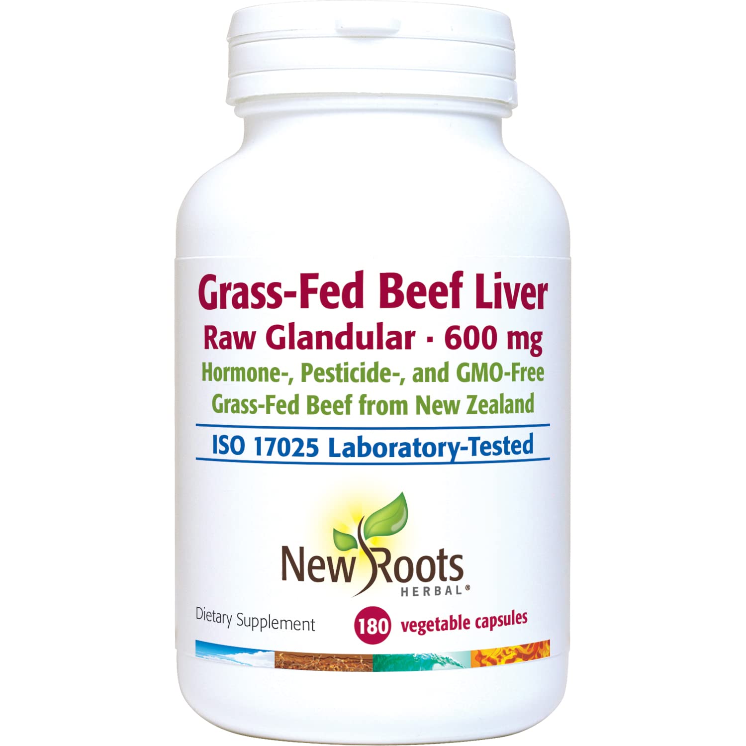 Buy New Roots Herbal GrassFed Beef Liver from New Zealand (Desiccated