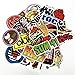 JZLMF Classic Famous Rock Band Music Stickers Green Days Nirvana DIY Décalcomanies étanches pour guitare valise Skateboard