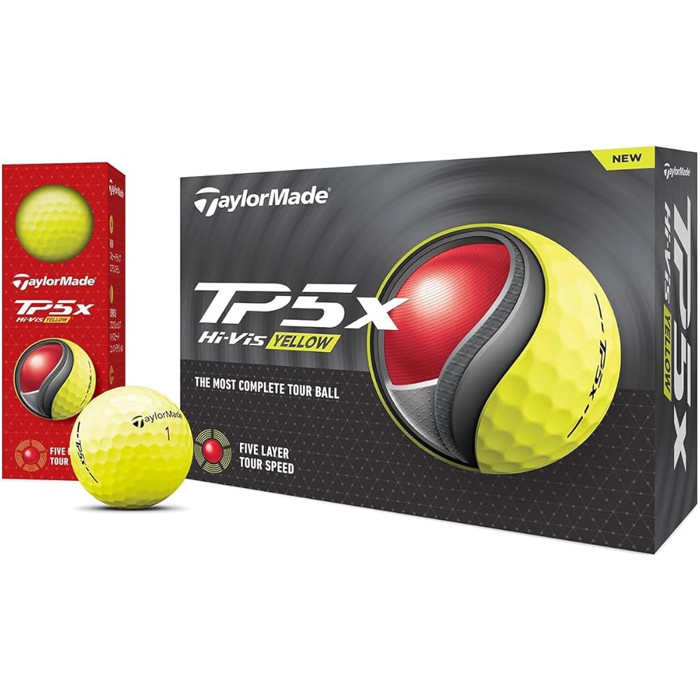 TaylorMade TP5x ゴルフボール (3ダース) TP5 ボール 3ダースセット(ボール（新品）)|TP5(テーラーメイド