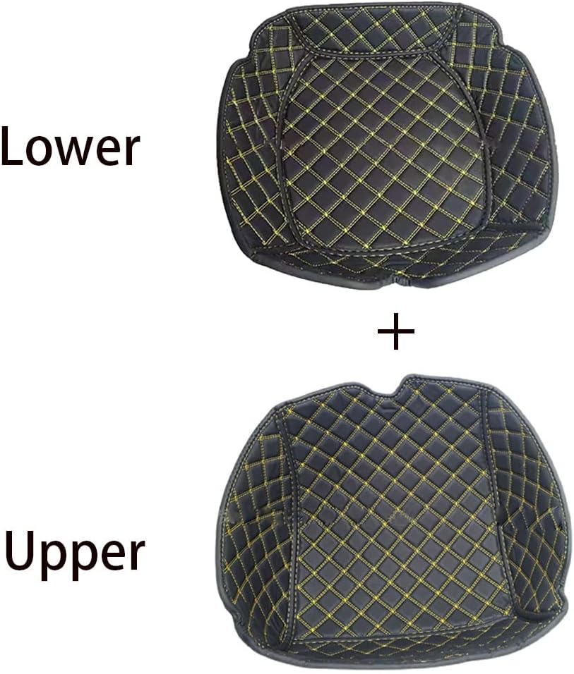 For Vespa GTS300 GTS 300 Rear Tail Box Pad Cargo Trunk Luggage Box Inner Container Tail Case Liner Sprint Primavera Storage Bag Protector (Upper+Bottom)