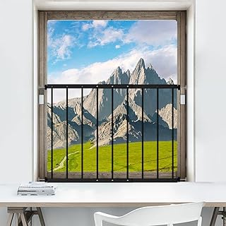 WAOWAO Black Window Safety Guards for Children Kids Child Toddler Pets Proof Extra Wide