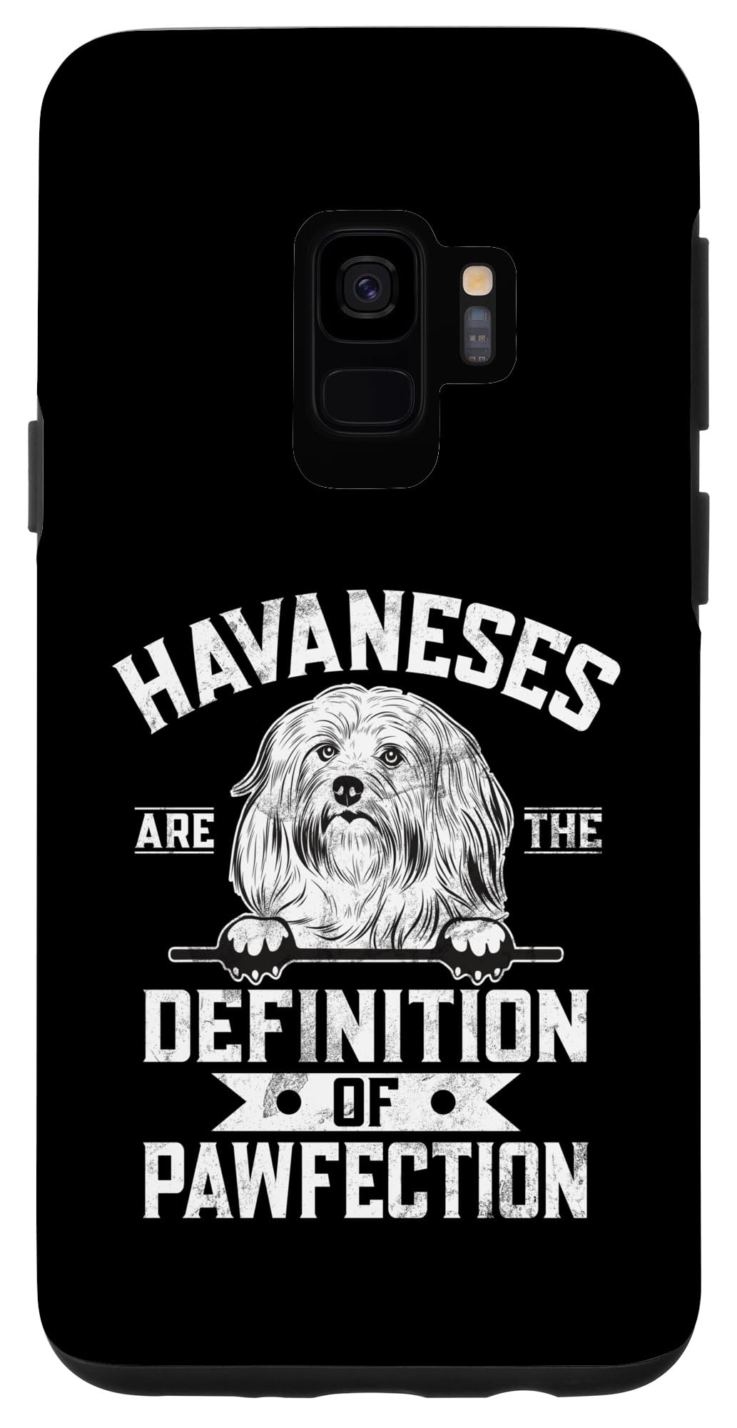 Galaxy S9 Havaneses are the Definition of Pawfection Havanese Case