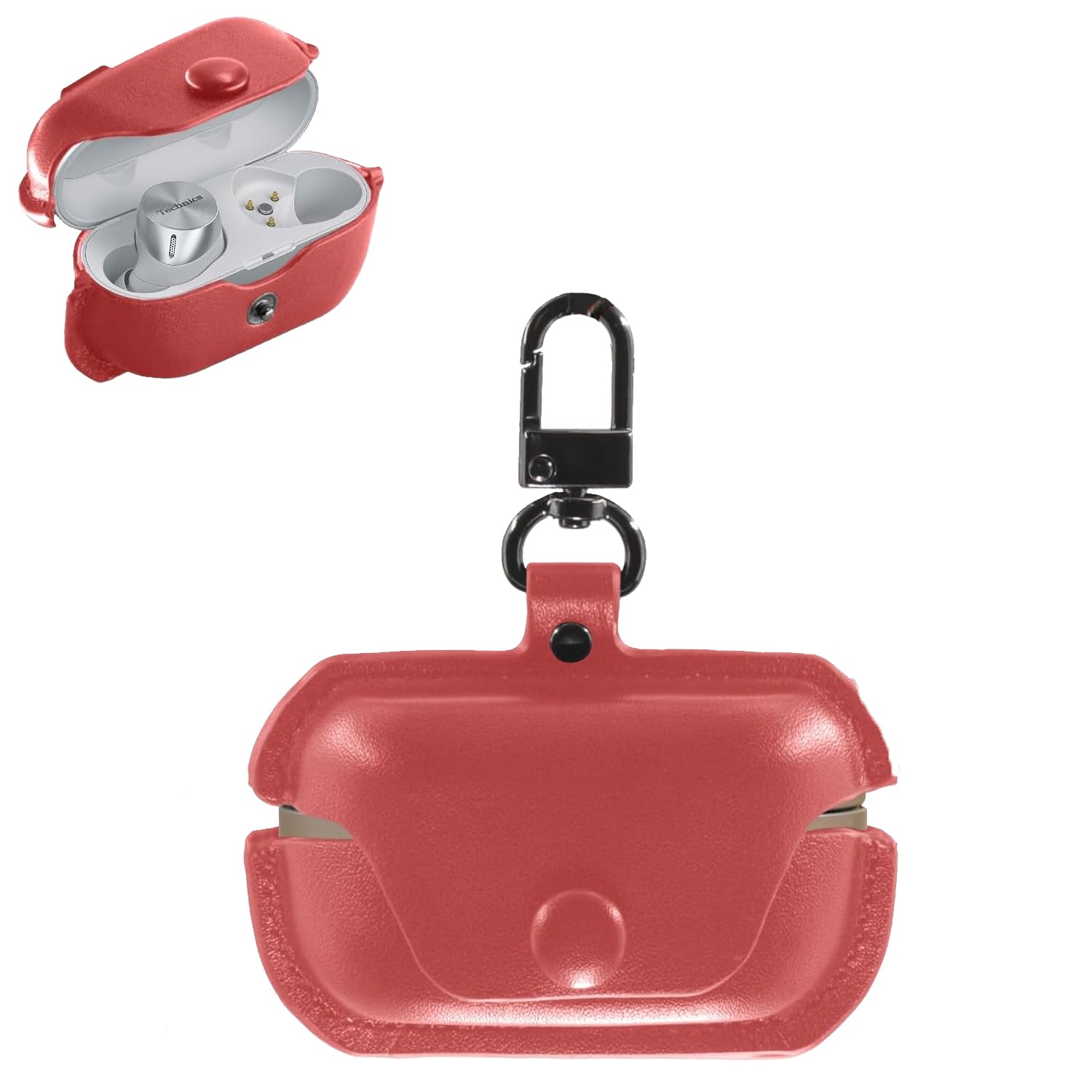 Amazon | For Technics EAH-AZ100 ケース カバー （カラビナ付き