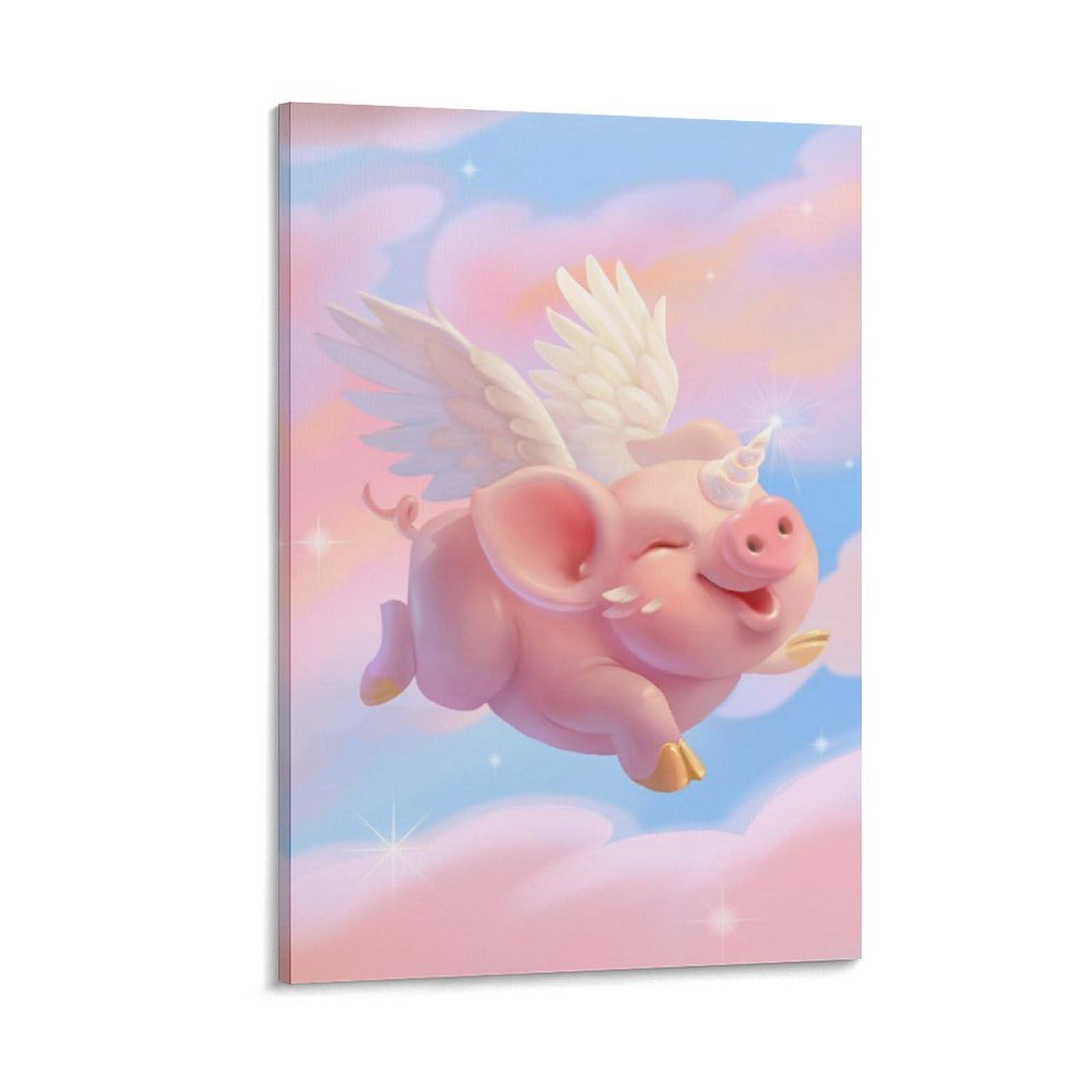 油絵　専用　夕方帰る子豚 油絵 専用 夕方帰る子豚