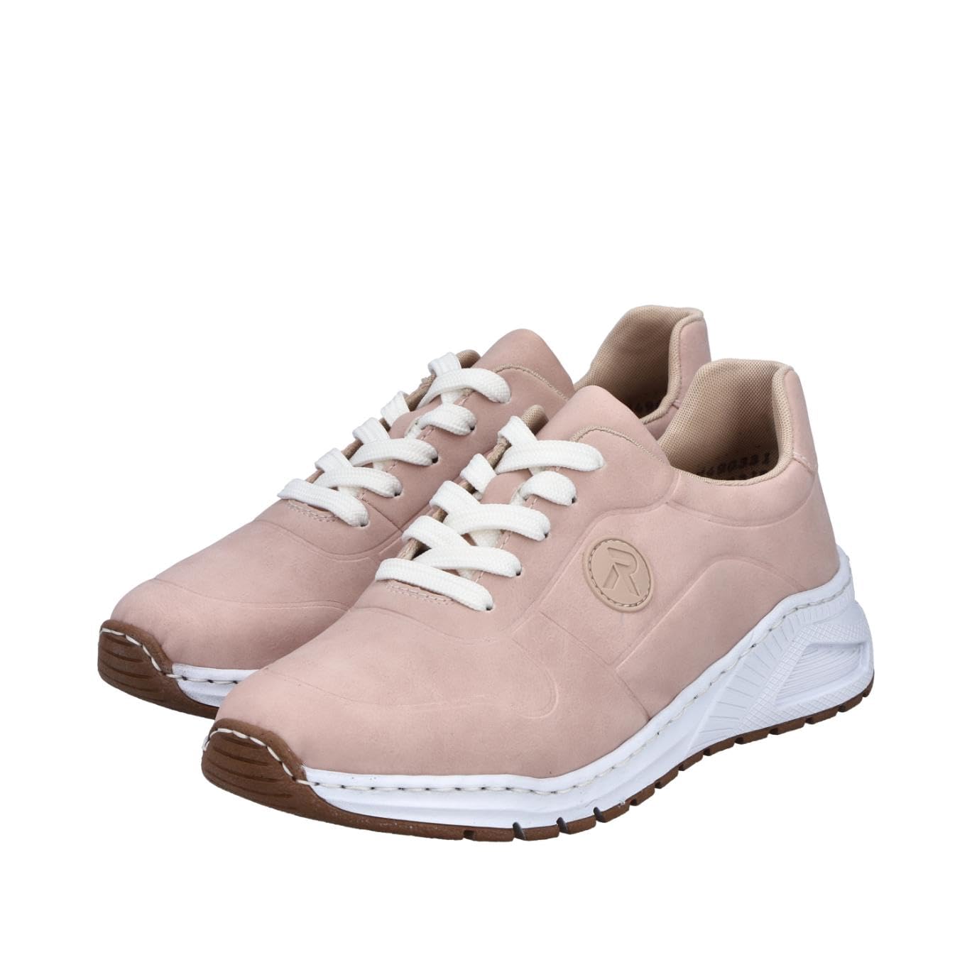 Rieker Mujer Zapatillas M4903, señora Zapatillas Bajas,Plantilla Desmontable