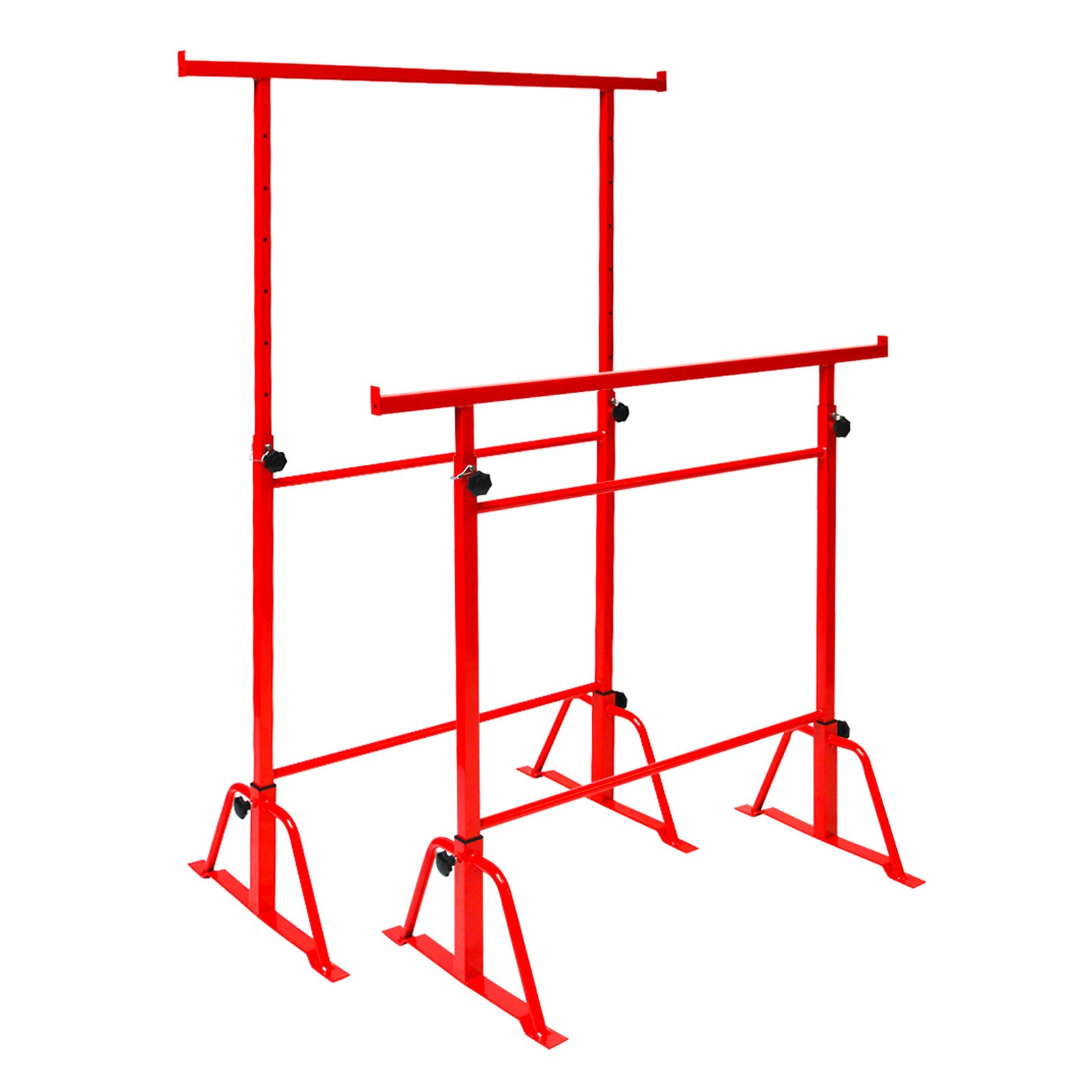 DEMA Gerüstbock Unterstellbock 2er Set, höhenverstellbar 105-170 cm, belastbar bis 200 kg, robustes Stahlrohr, sicher & stabil, ideal für Bau, Werkstatt, Renovierung, Heimwerker