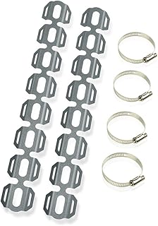 Motorrad-Auspuffrohr Hitzeschild Motorrad Metall Stahl Auspuff Schalldämpfer Rohr Hitzeschild Abdeckung Fersenschutz Für R...