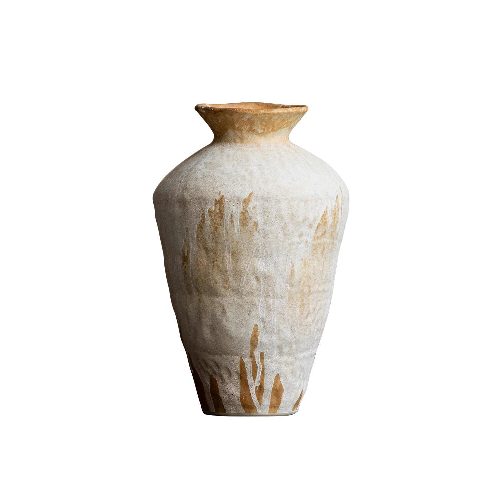 Nzzkoides B1 Countertop Art Ceramic Vases, Vintage Dried Flower Vases, Ornaments For Living Room, Bedroom, Entrance Hall, Shelf, Hotel, Various Styles(Size:15 * 15 * 25Cm,Color:b1)