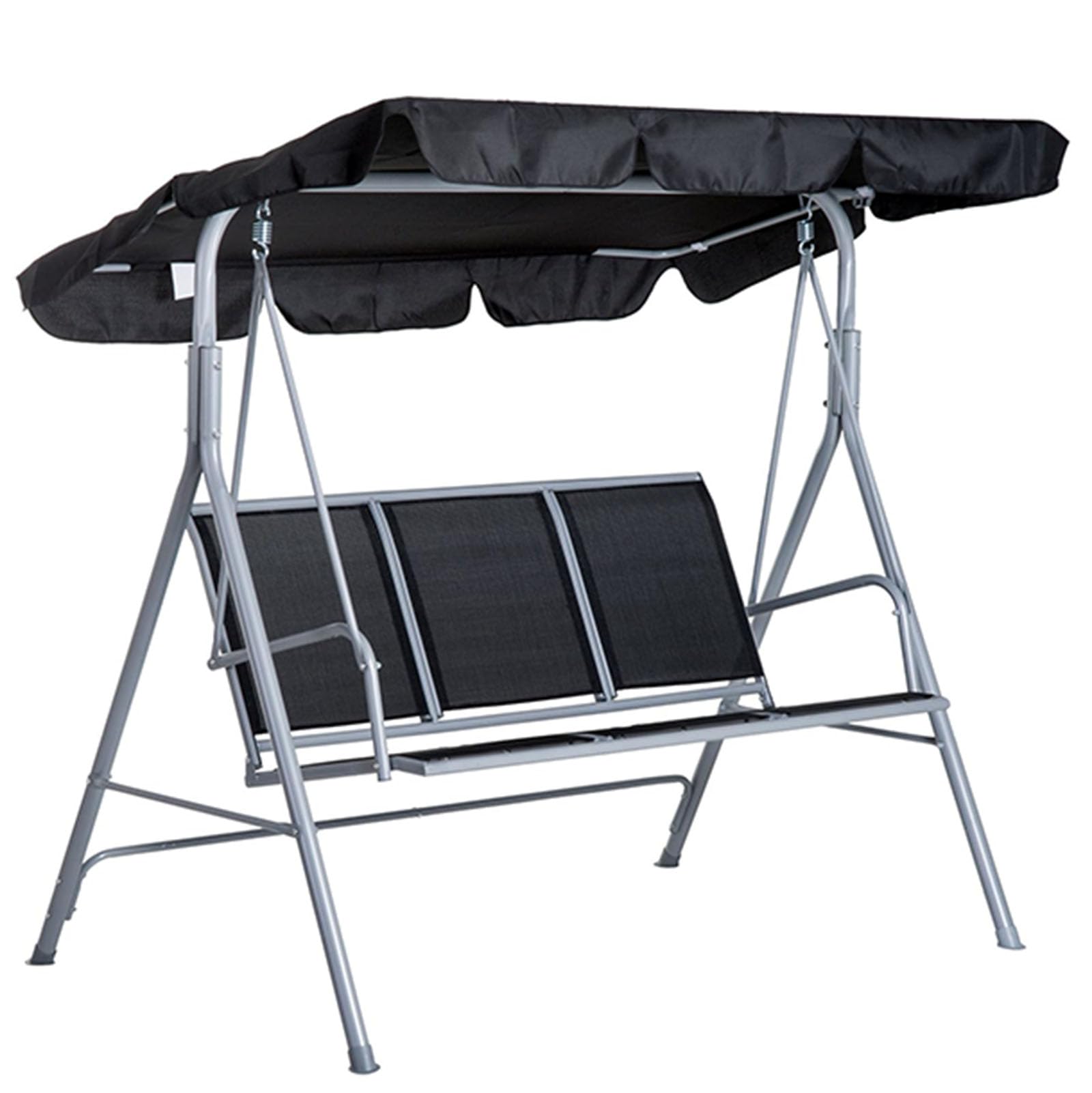Replacement Canopy for 3-Seater Swing Seat, Waterproof, Windproof, UV Resistant Cover for Backyard, Garden, Poolside, Outdoor Seating Solution