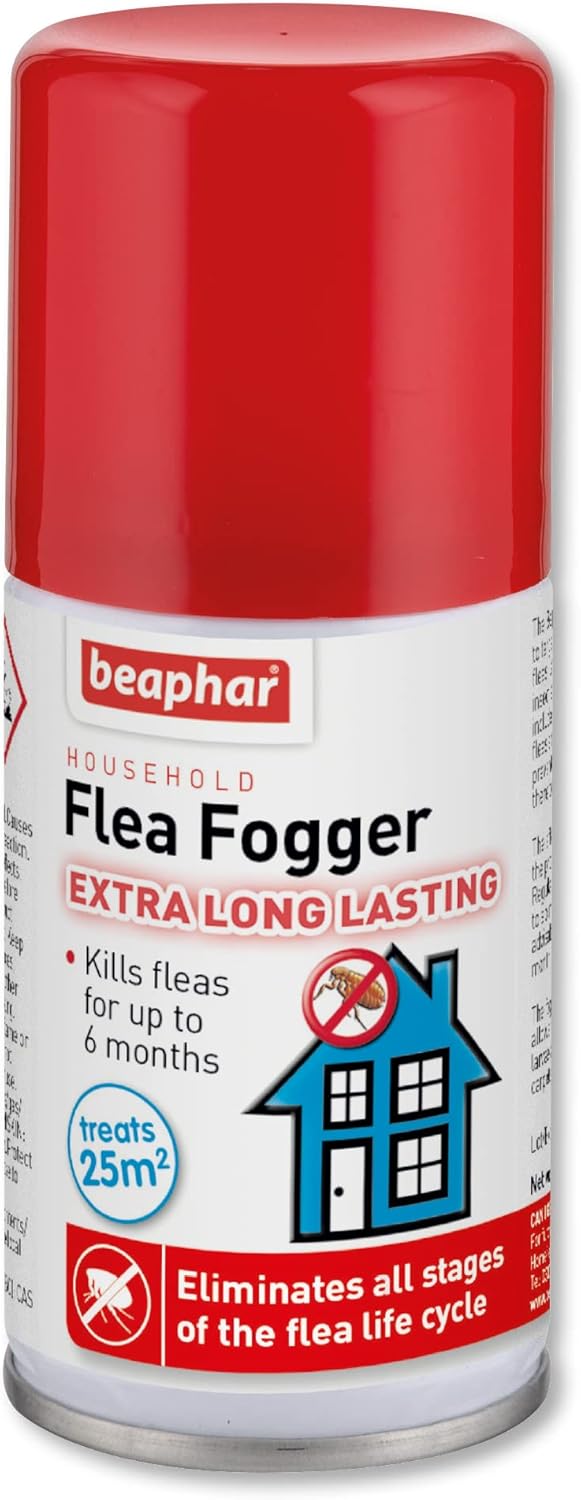 Beaphar Household Flea Fogger Kills Fleas, Flea Eggs, & Flea Larvae