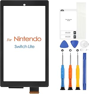Touch Screen for Nintendo Switch Lite Digitizer for Nintendo Switch Lite Touchscreen Replacement Front Glass Panel with Repair Kits (not LCD Display)