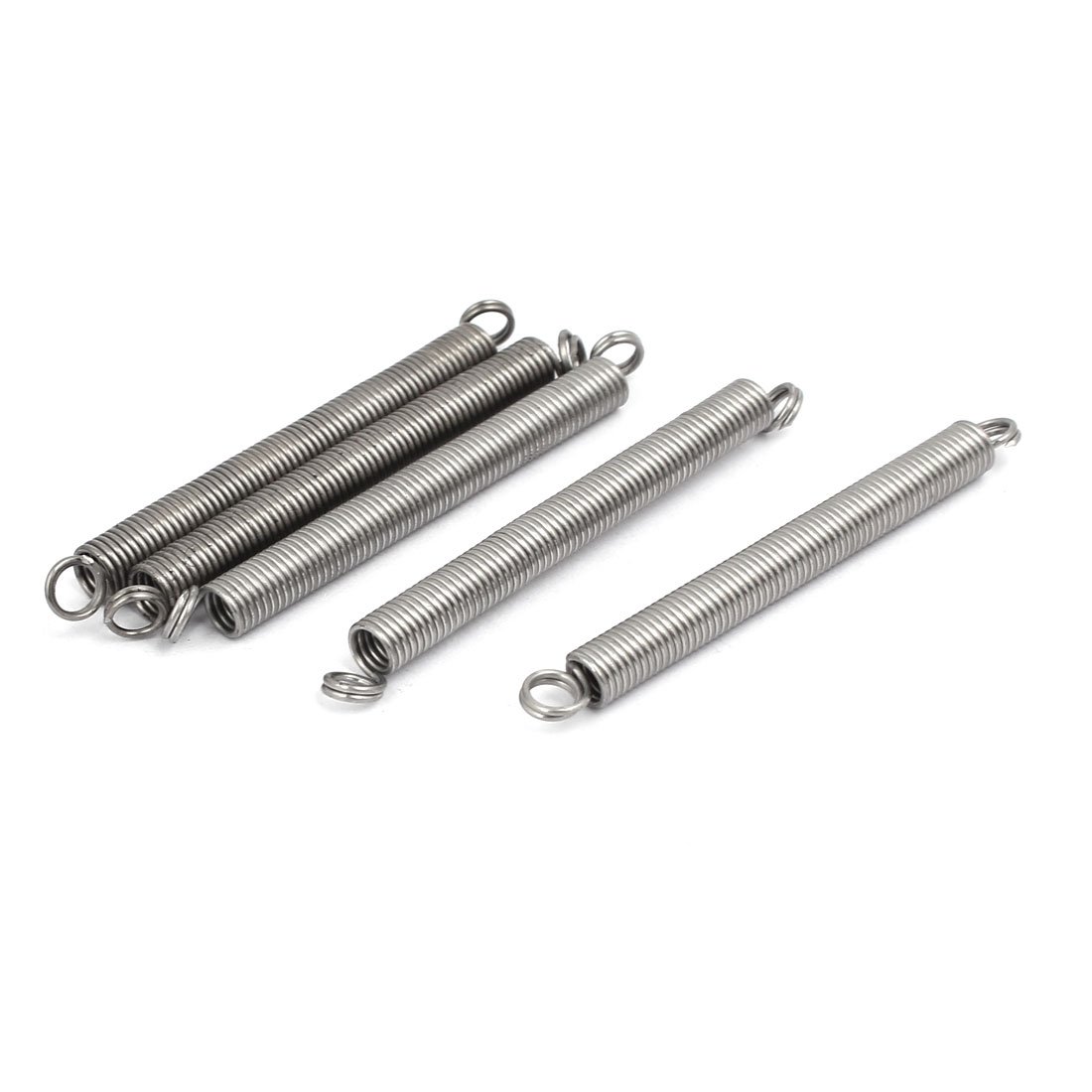 Aexit 0.7mmx5mmx55mm 304 Stainless Steel Springs Silver Tone 5pcs (dd383bfe4fbfe7194b06e2c9613f89b8)