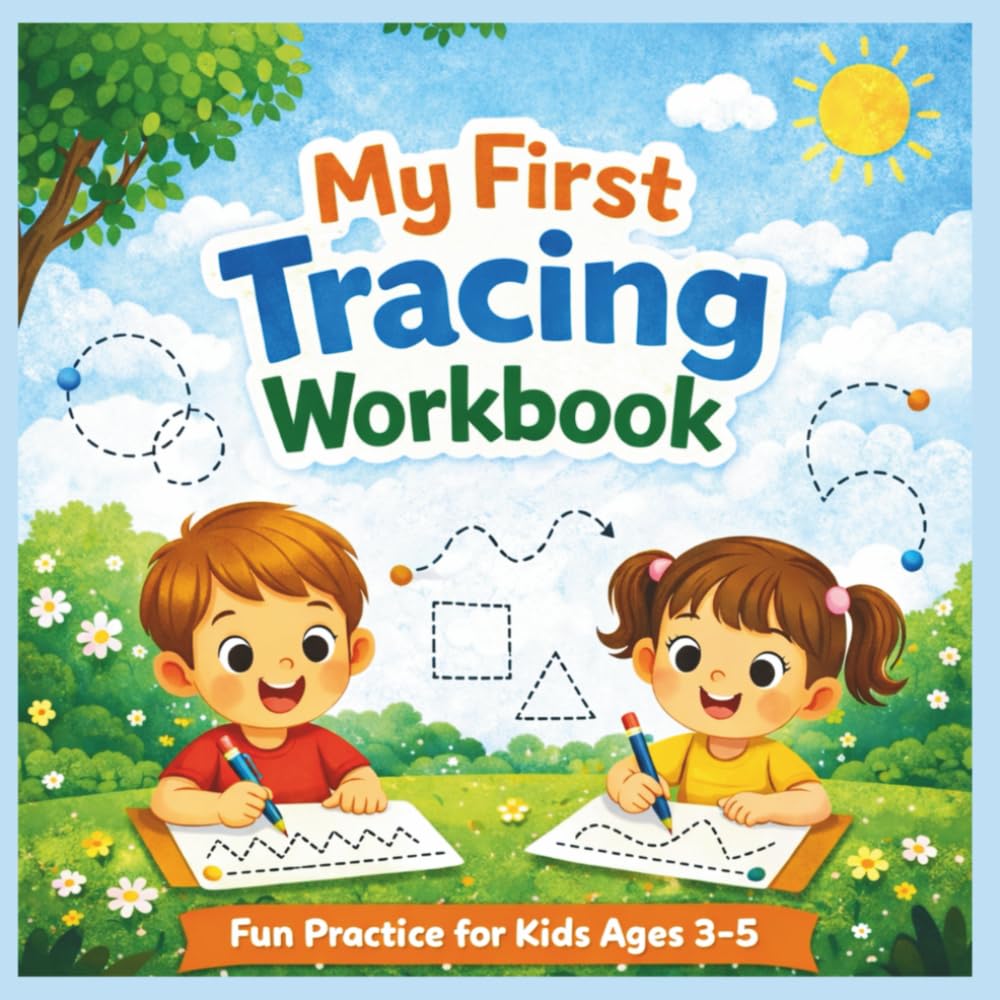My First Tracing Workbook: Fun Tracing Activities for Kids Ages 3–5 (My First Learning Workbook Series)
