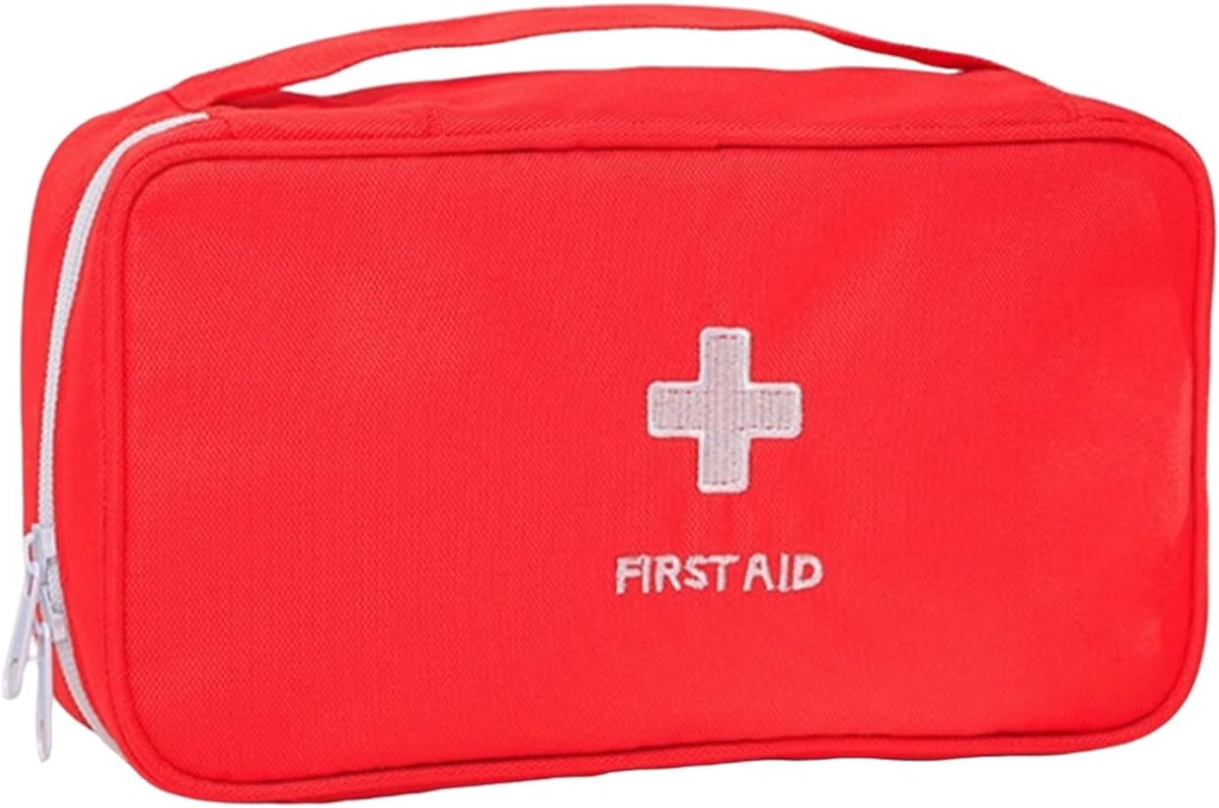 Red Trauma First Aid Kit Bag for Emergency Use in Car & Outdoors