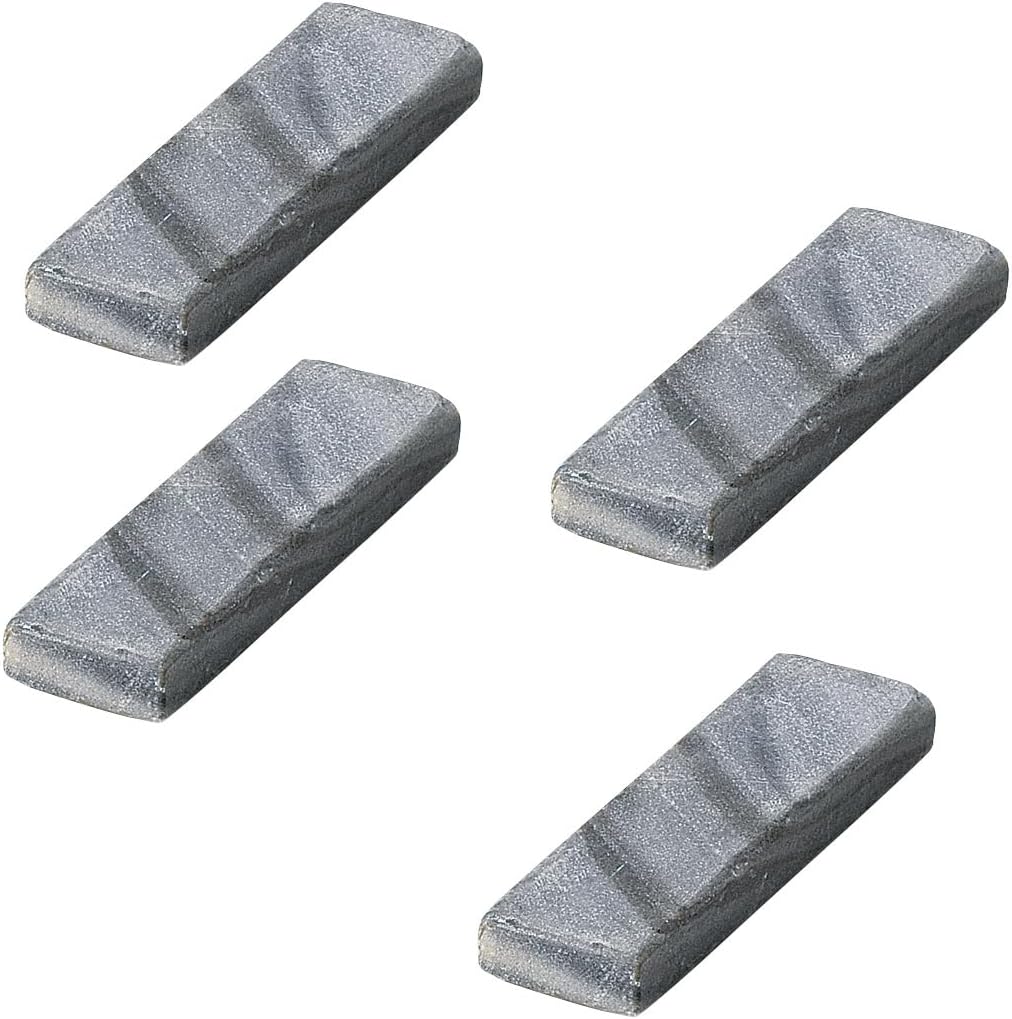 Koyo Pottery R3070082 Natural Stone, Gray Marble, 3.5 inches (9 cm), Cutlery Rest, Set of 4